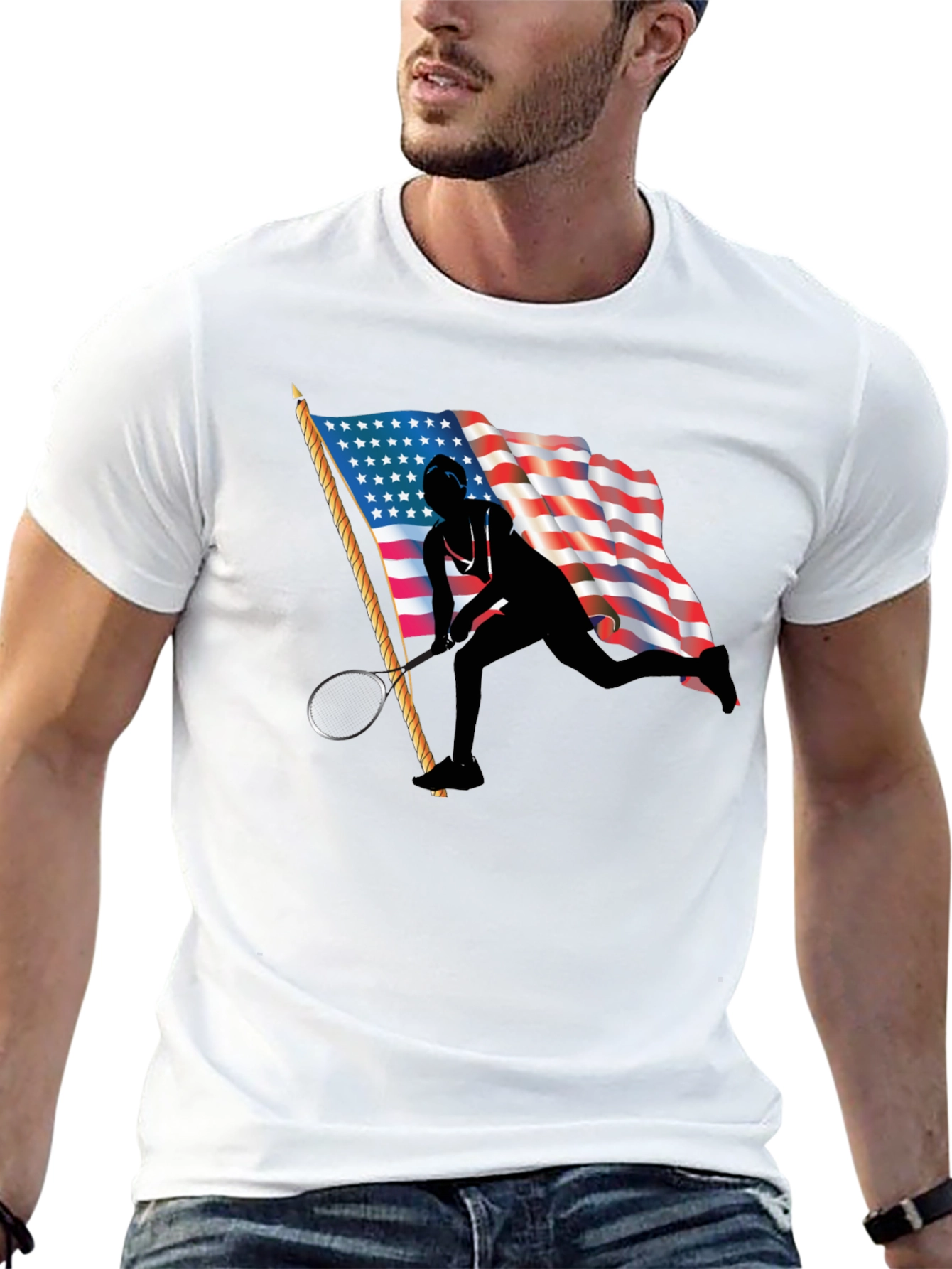 Patriotic Wrestler T-Shirt