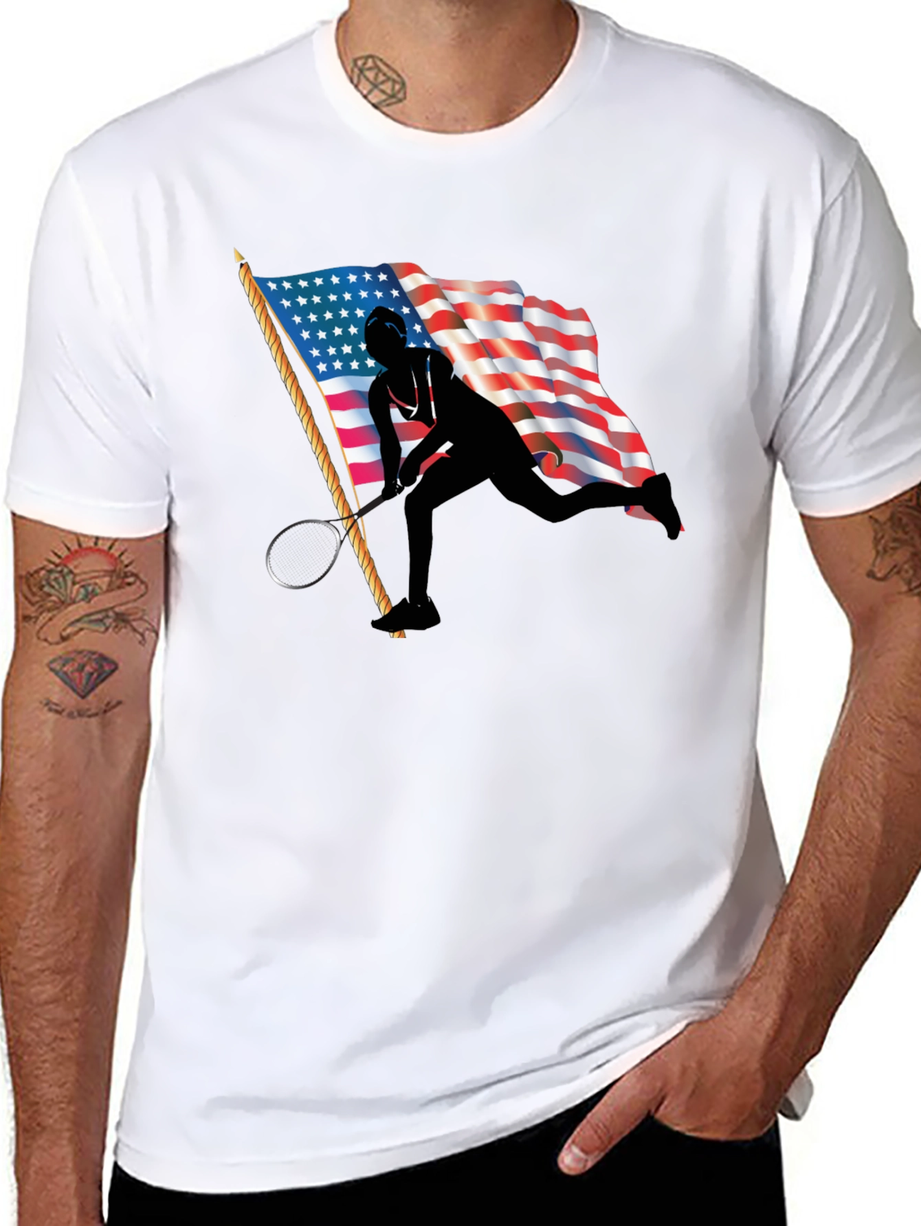 Patriotic Wrestler T-Shirt