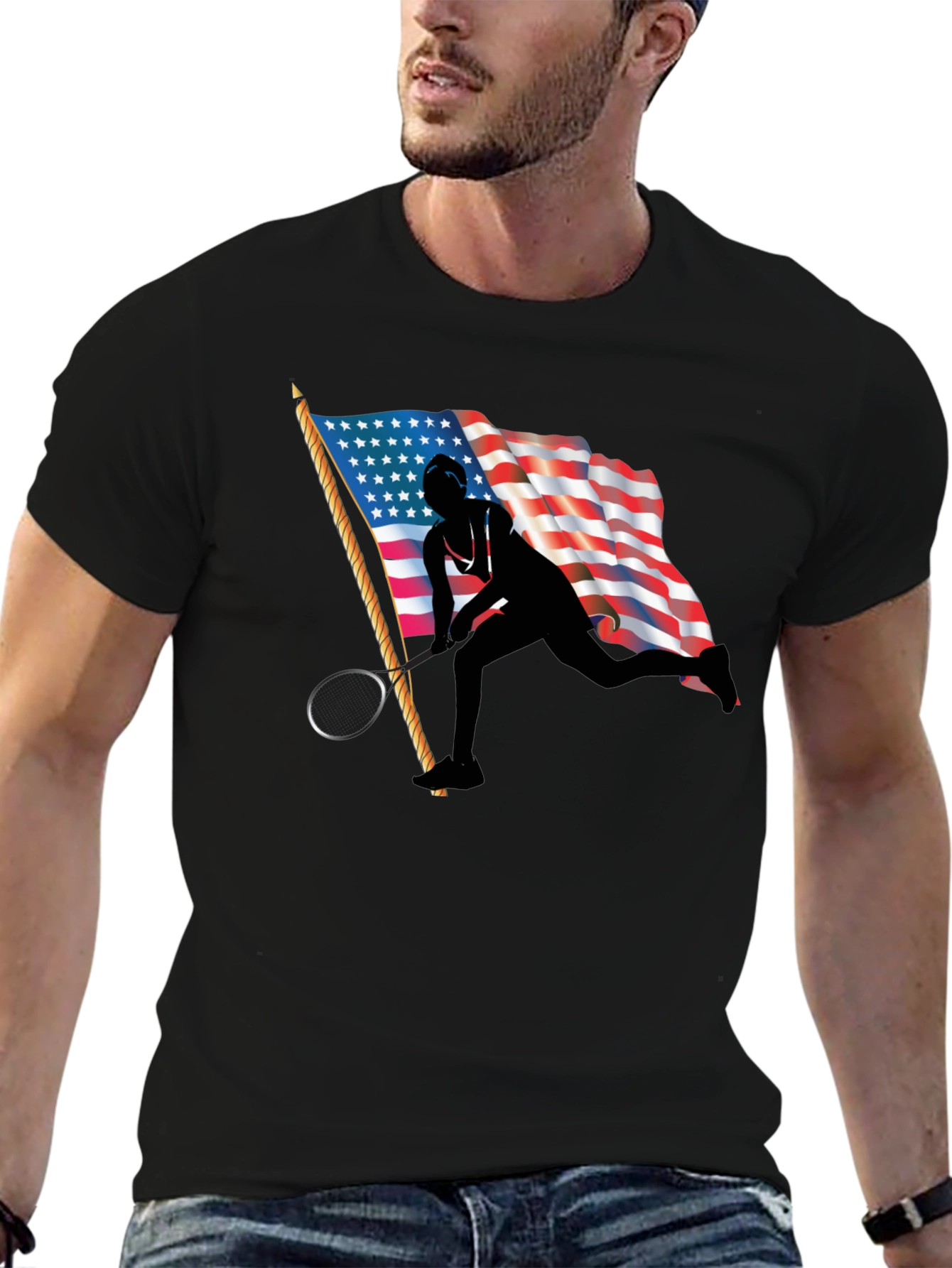 Patriotic Wrestler T-Shirt