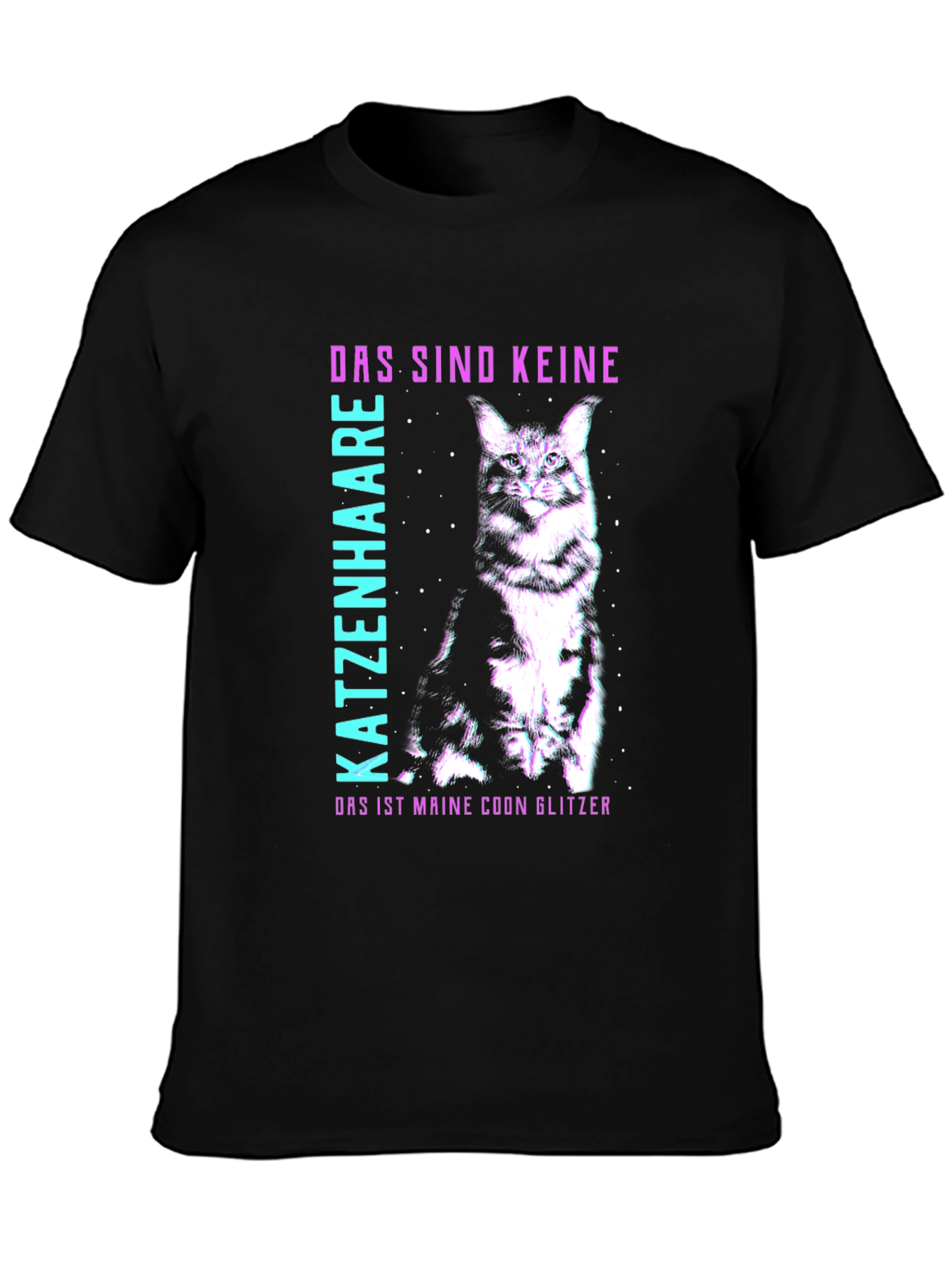 Maine Coon Glitzer T-Shirt