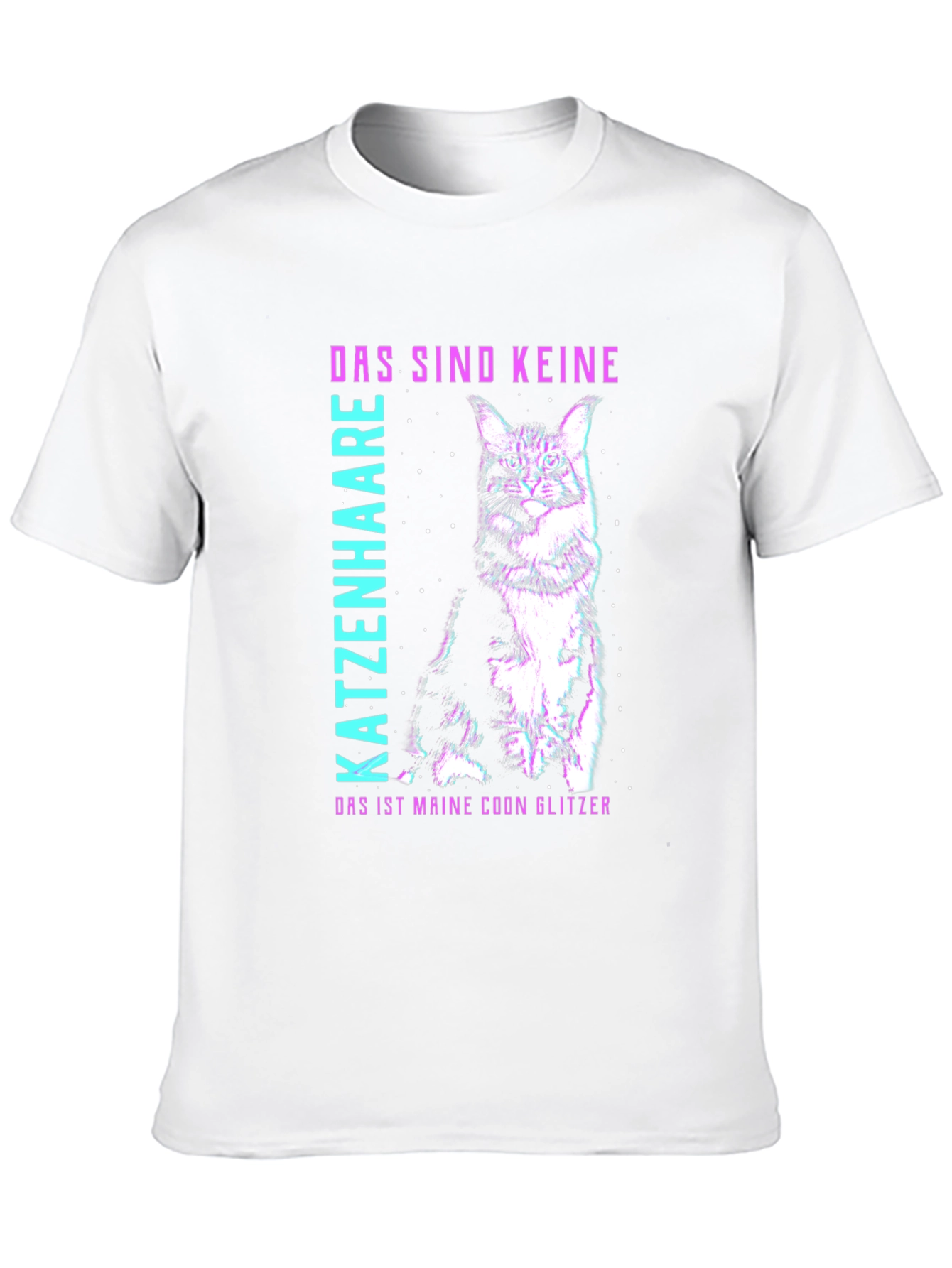 Maine Coon Glitzer T-Shirt