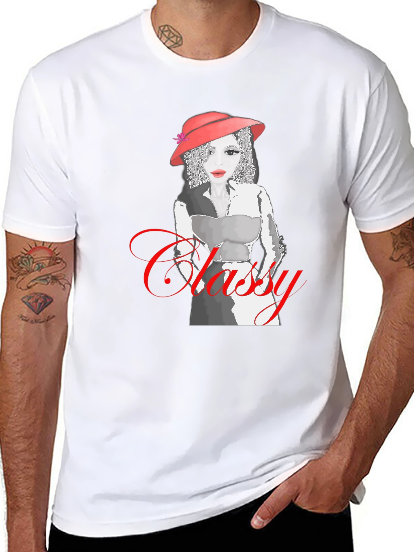 Classy Woman Graphic Print Tee