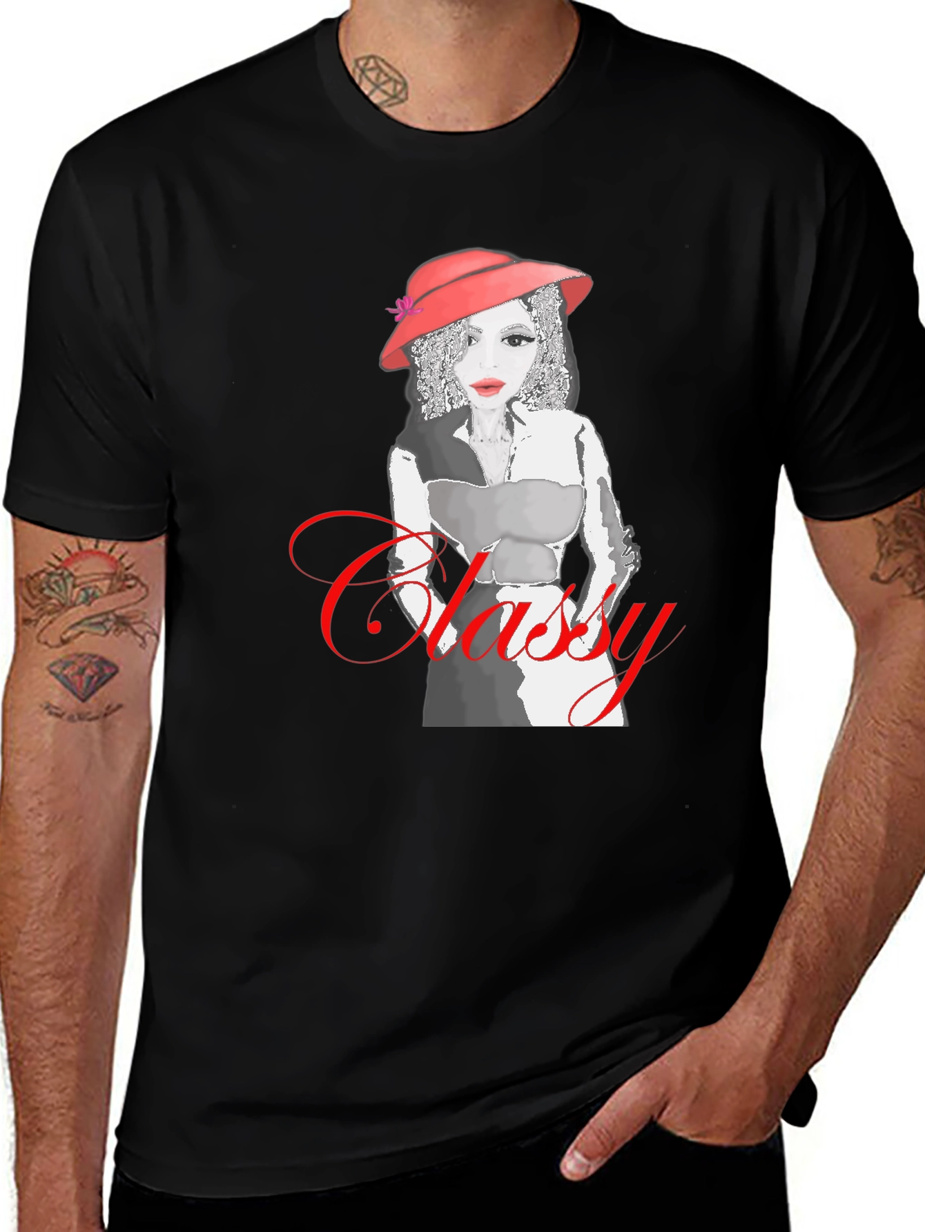 Classy Woman Graphic Print Tee