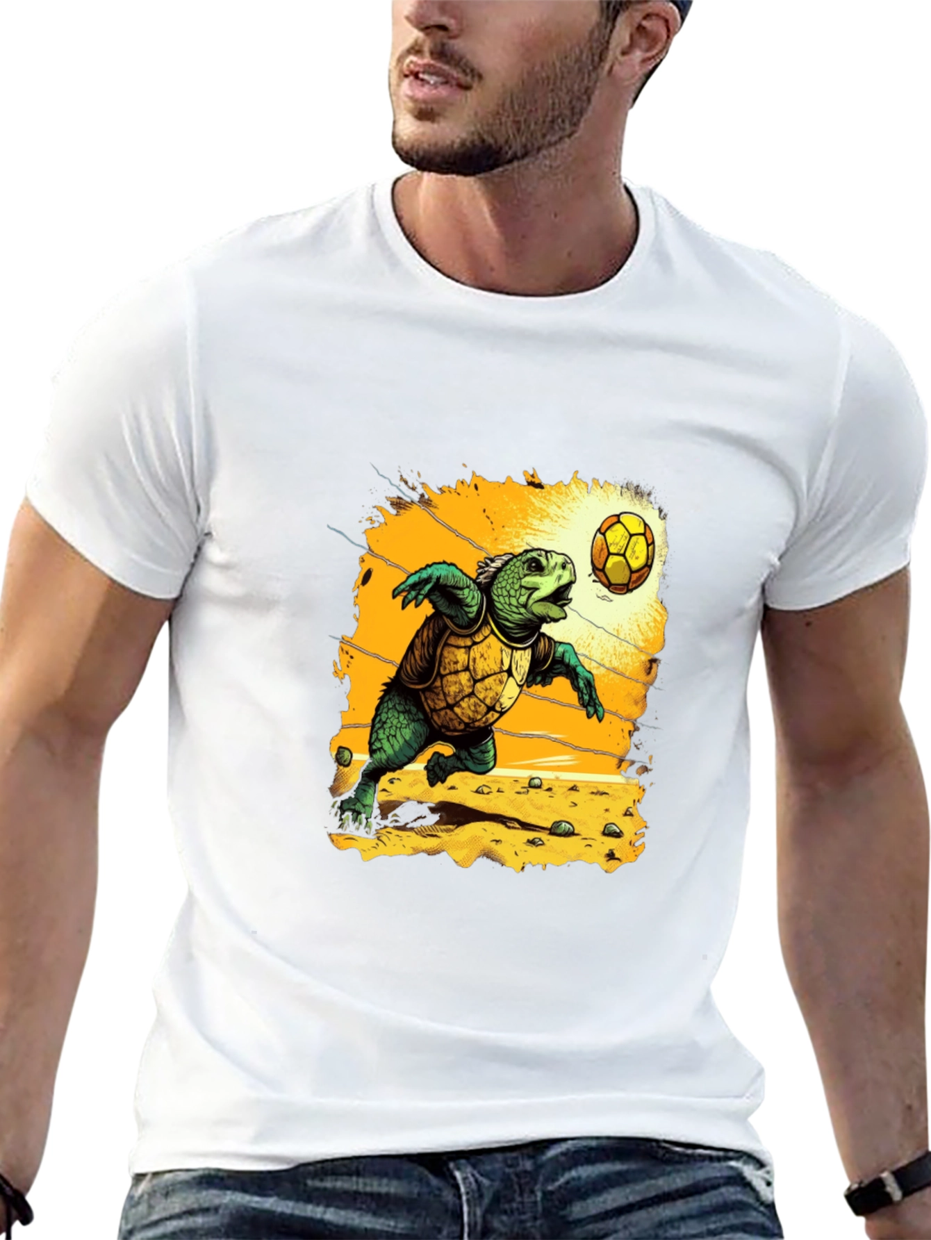 Turtle Soccer Graphic T-Shirt