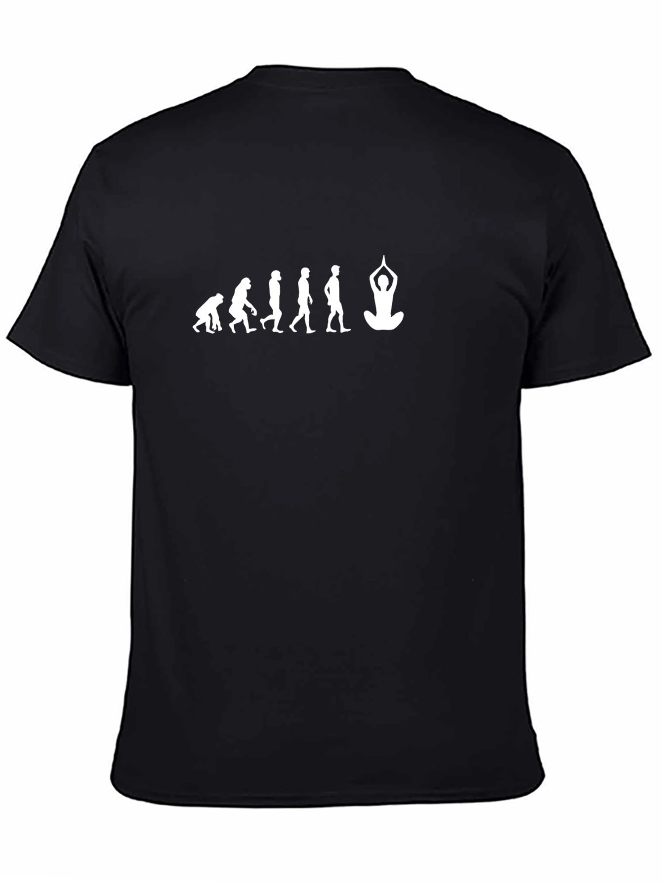 Yoga Evolution Graphic T-Shirt - Black