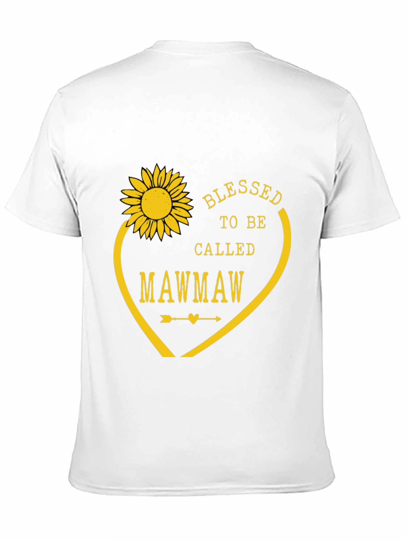 Blessed to Be Called Mawmaw T-Shirt - Sunflower Design