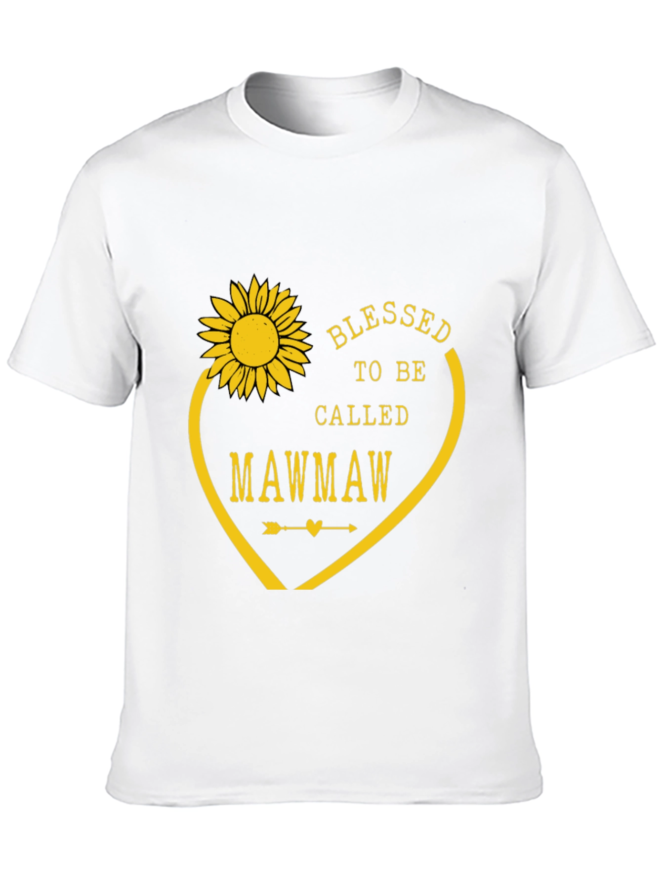 Blessed to Be Called Mawmaw T-Shirt - Sunflower Design