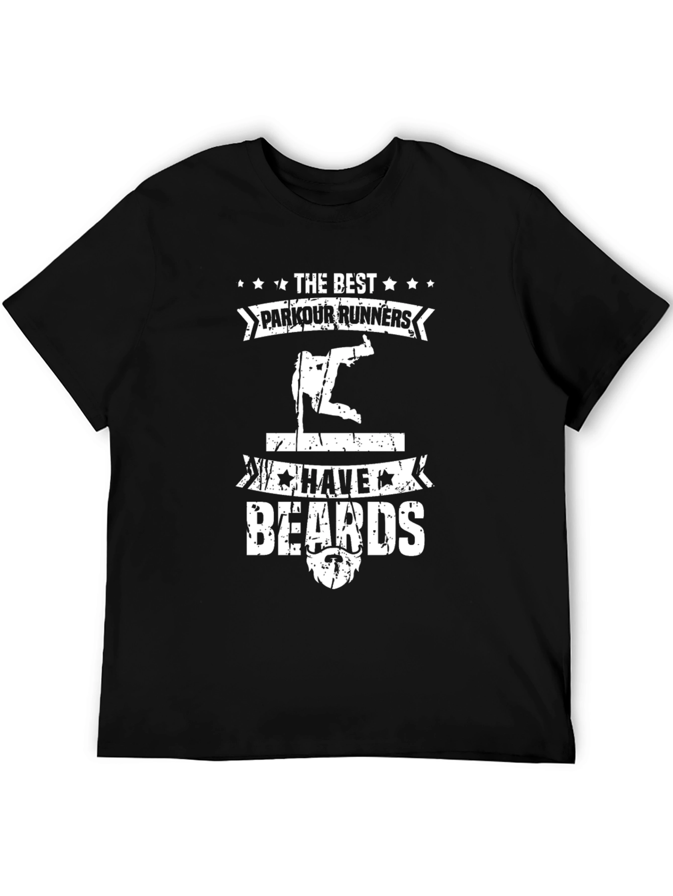 Parkour Runners Have Beards Graphic Tee