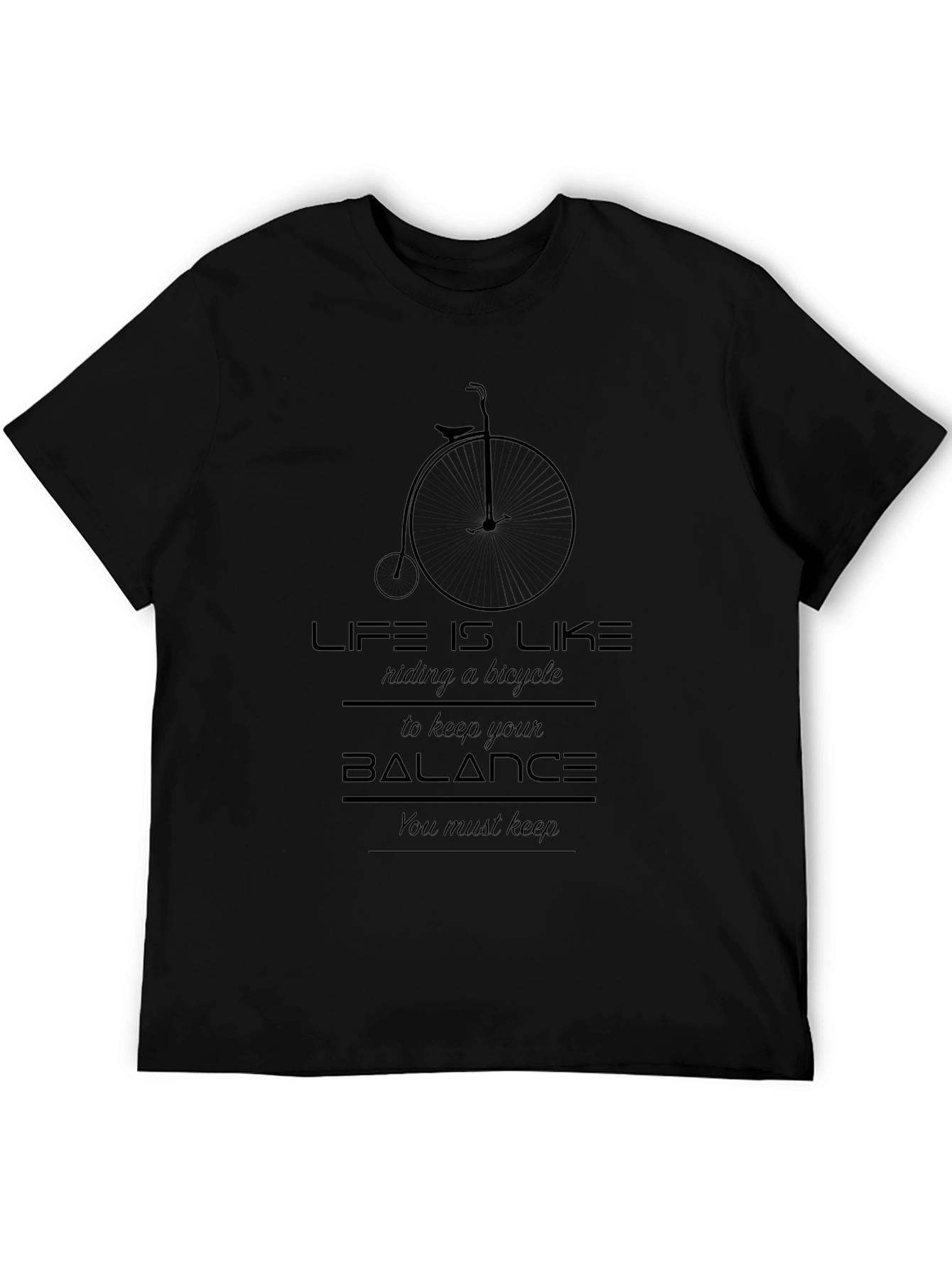Life is Like Riding a Bicycle Graphic Tee