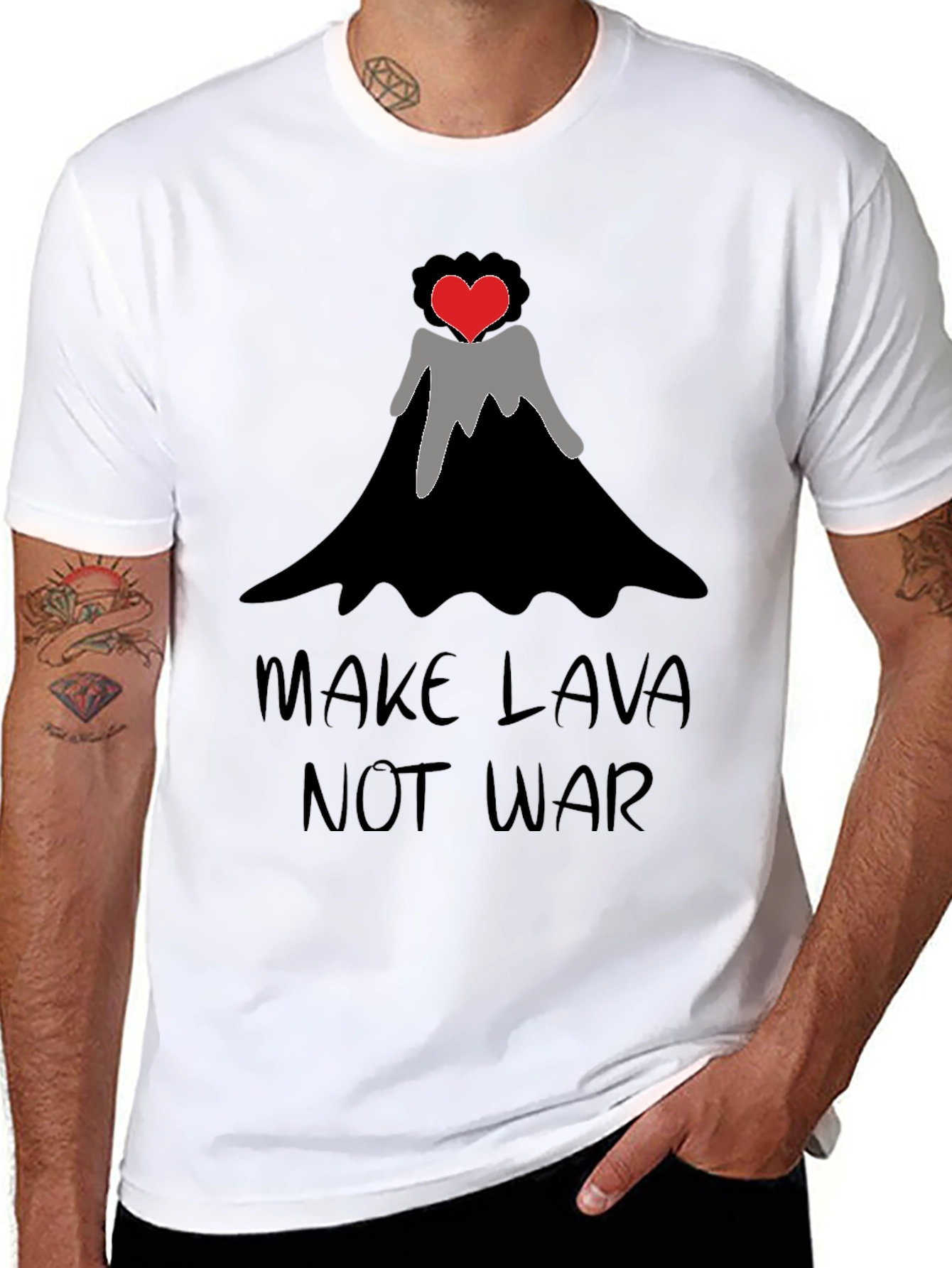 Make Lava Not War T-Shirt