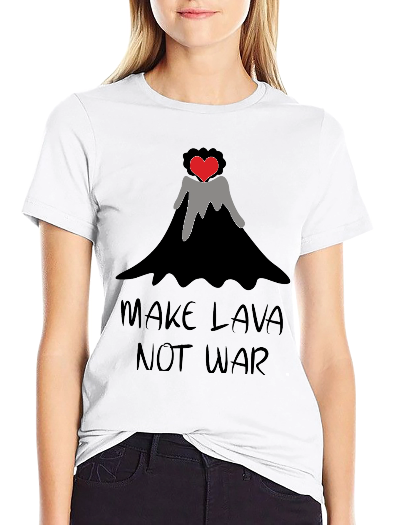 Make Lava Not War T-Shirt