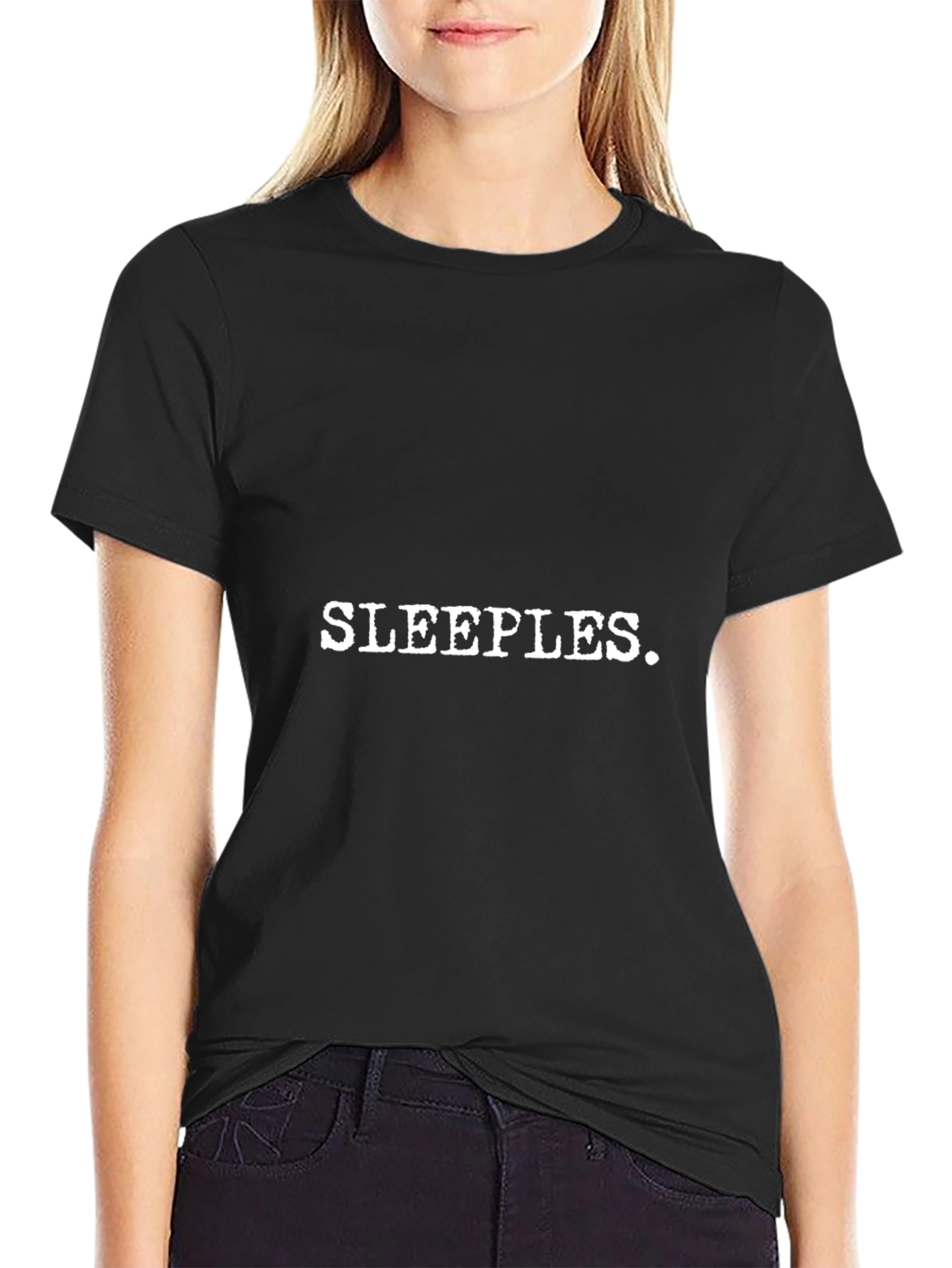 Sleepless T-Shirt - Classic Black Tee