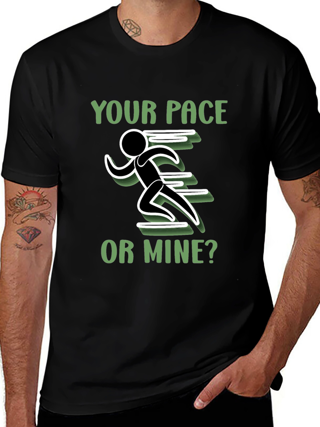 Your Pace or Mine? Running T-Shirt