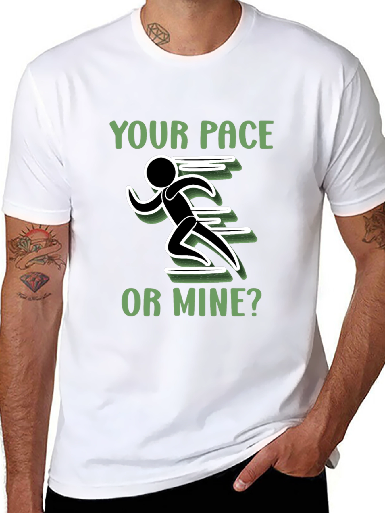 Your Pace or Mine? Running T-Shirt