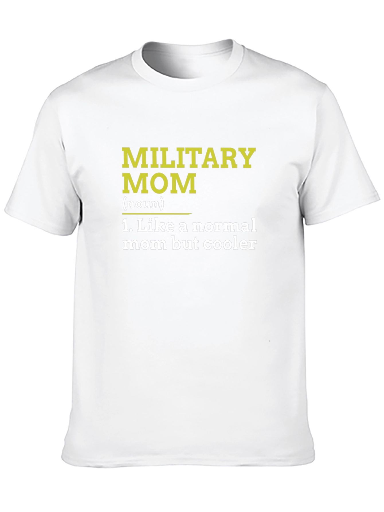 Military Mom Definition Black T-Shirt