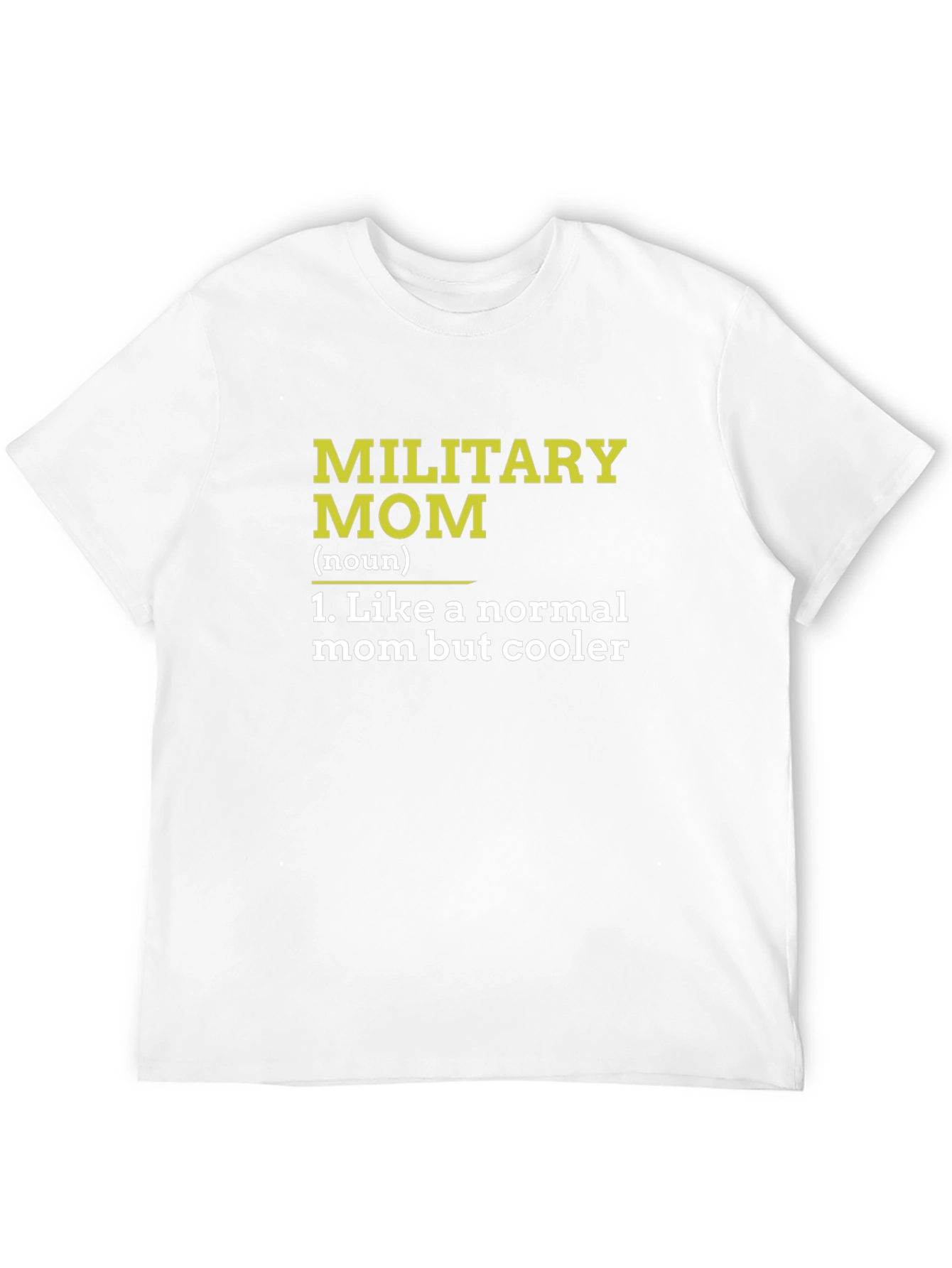 Military Mom Definition Black T-Shirt
