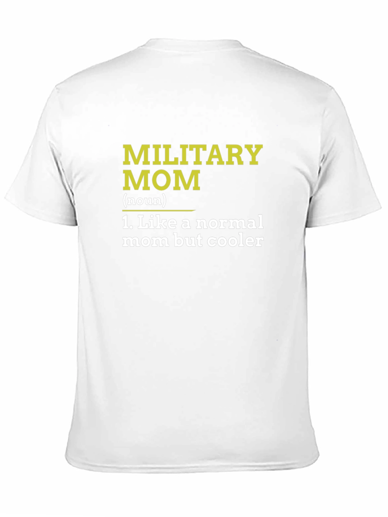 Military Mom Definition Black T-Shirt