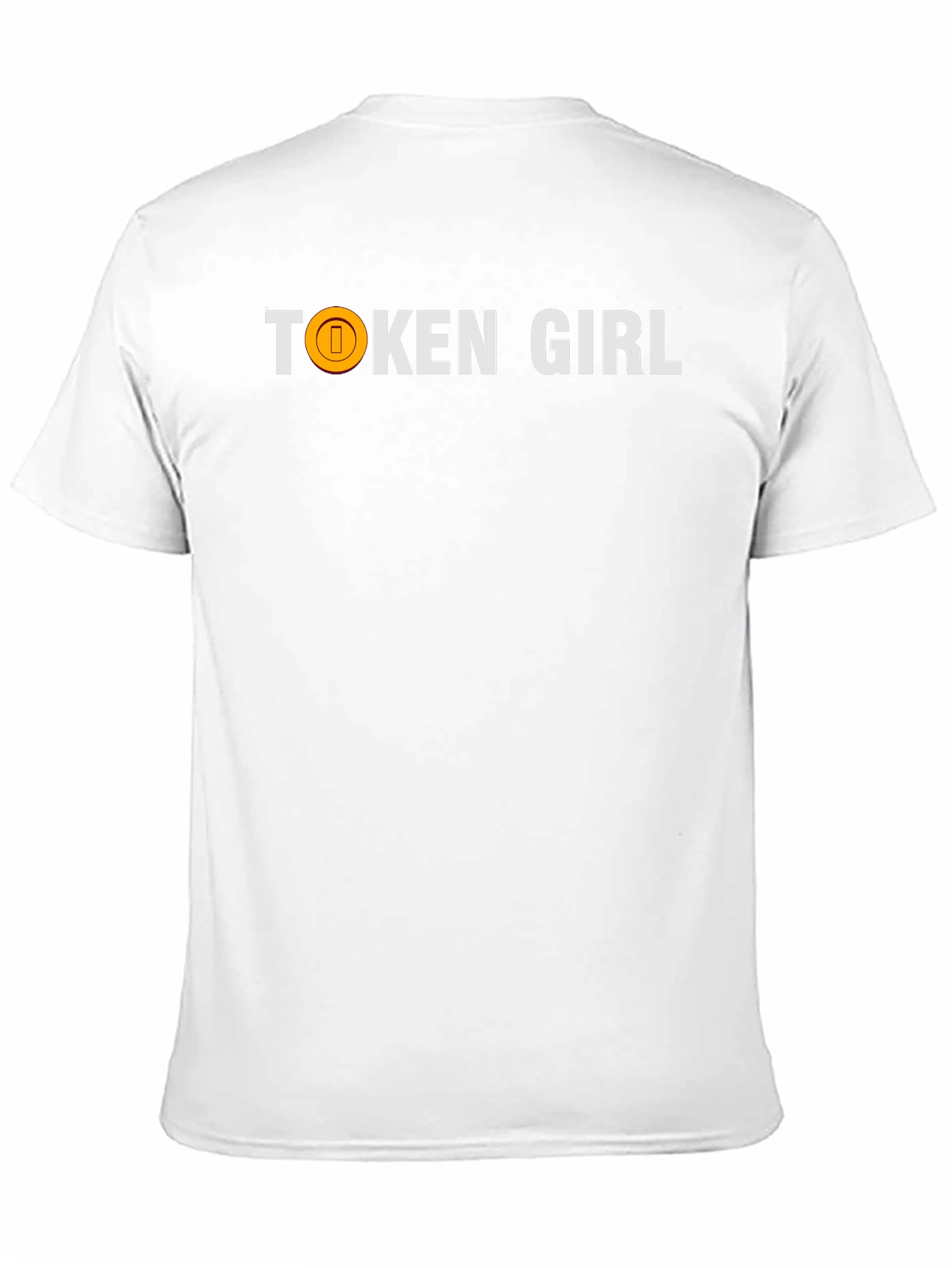 Token Girl Black Cotton Graphic Tee