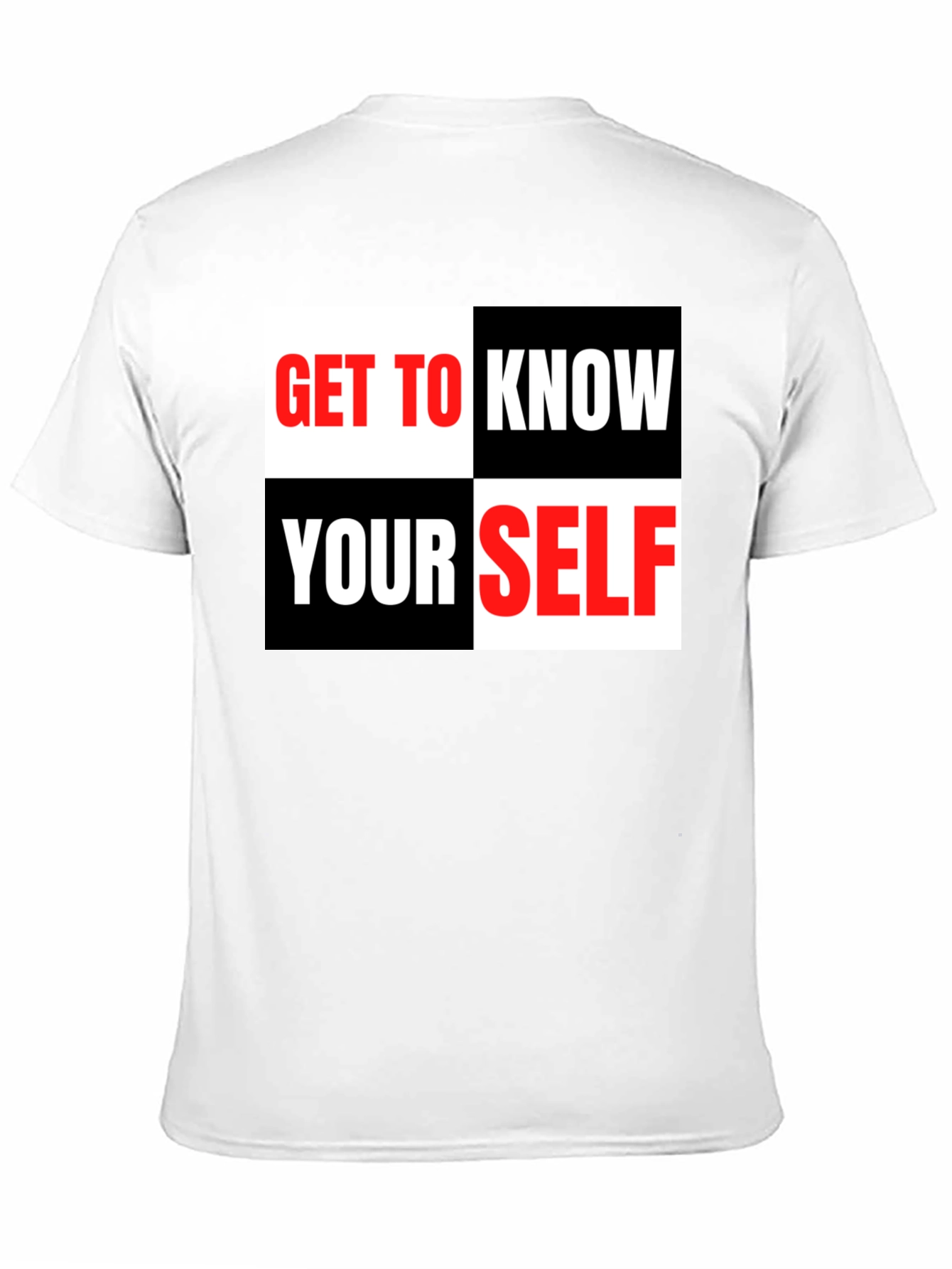 Get to Know Yourself Graphic Tee - Black