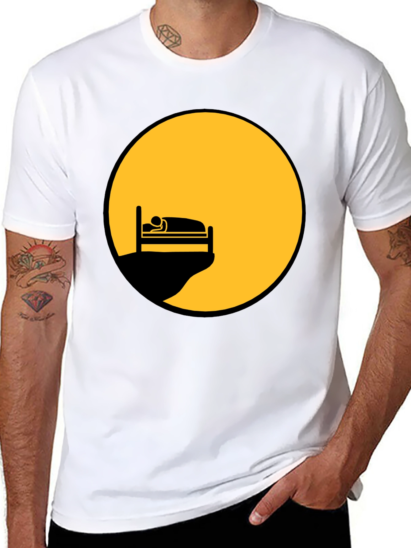 Cliffside Dreamer Tee - Unique Graphic T-Shirt