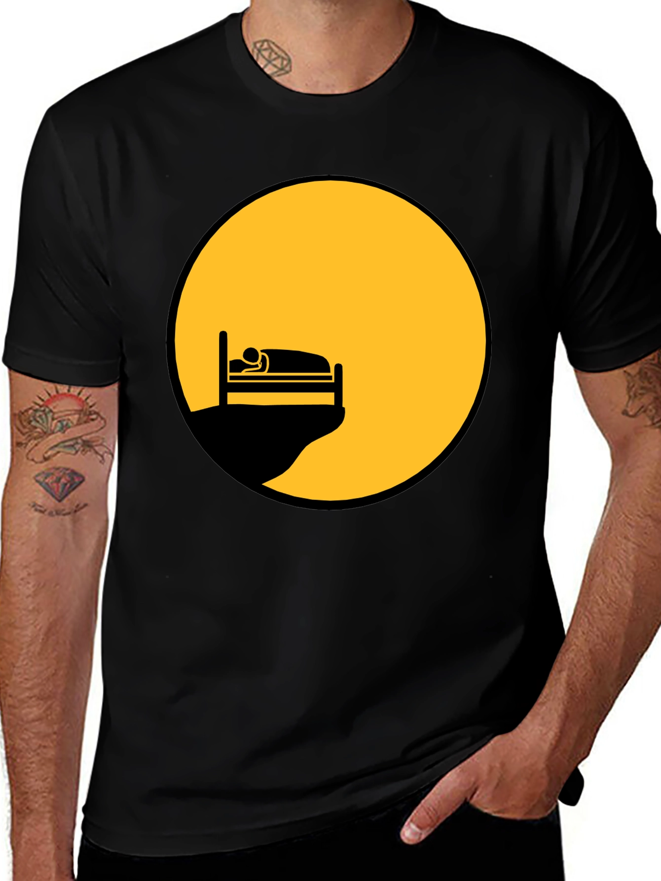 Cliffside Dreamer Tee - Unique Graphic T-Shirt