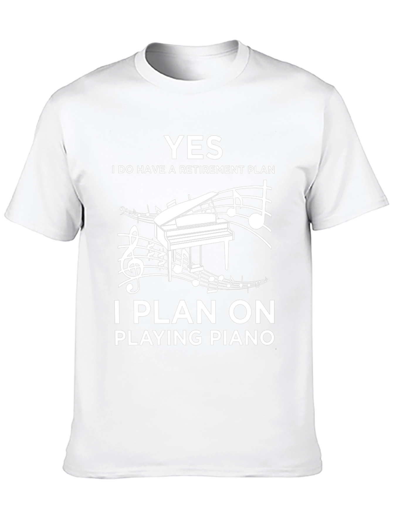 Piano Retirement Plan T-Shirt