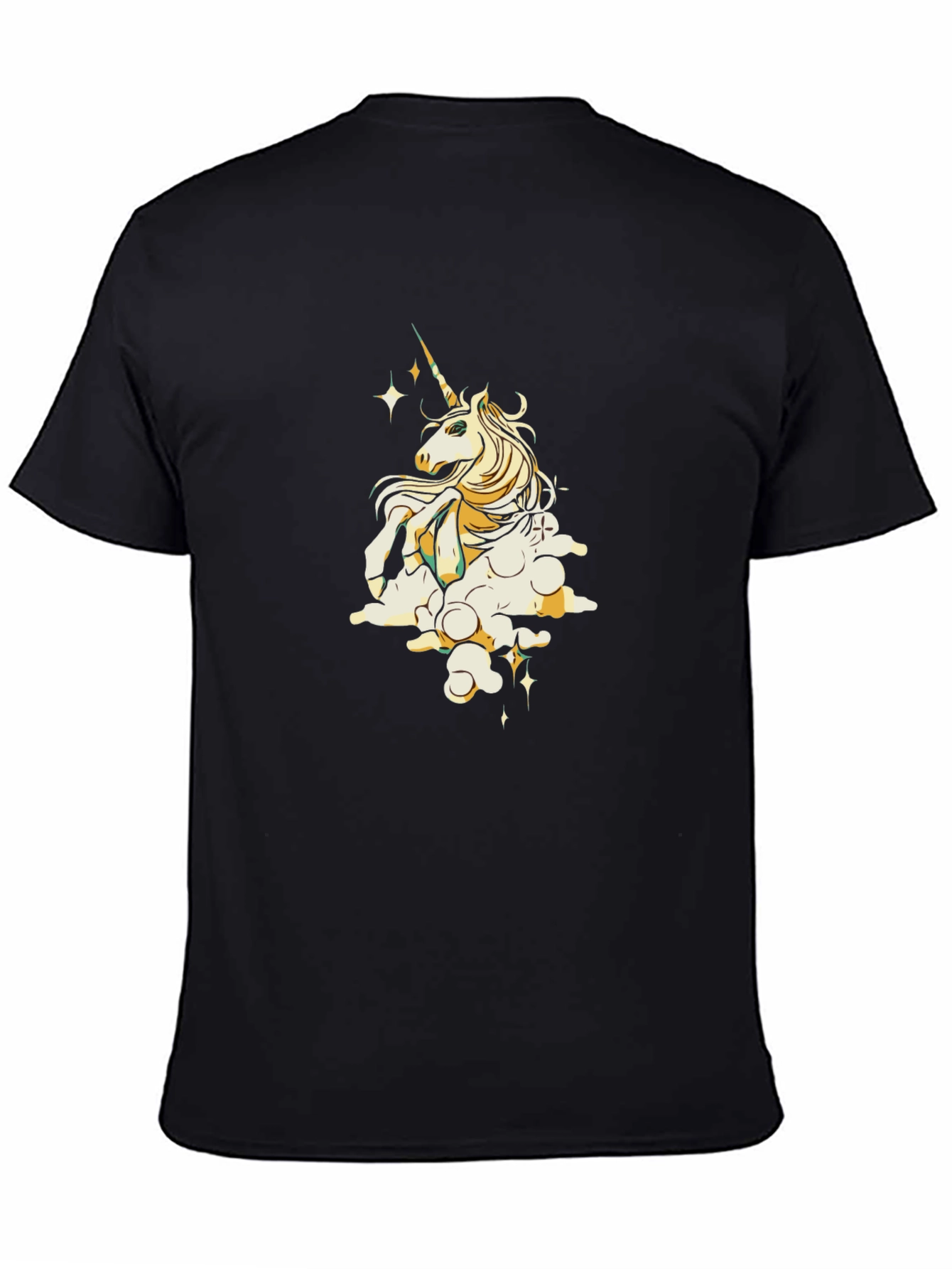 Unicorn Cloud T-Shirt - Black