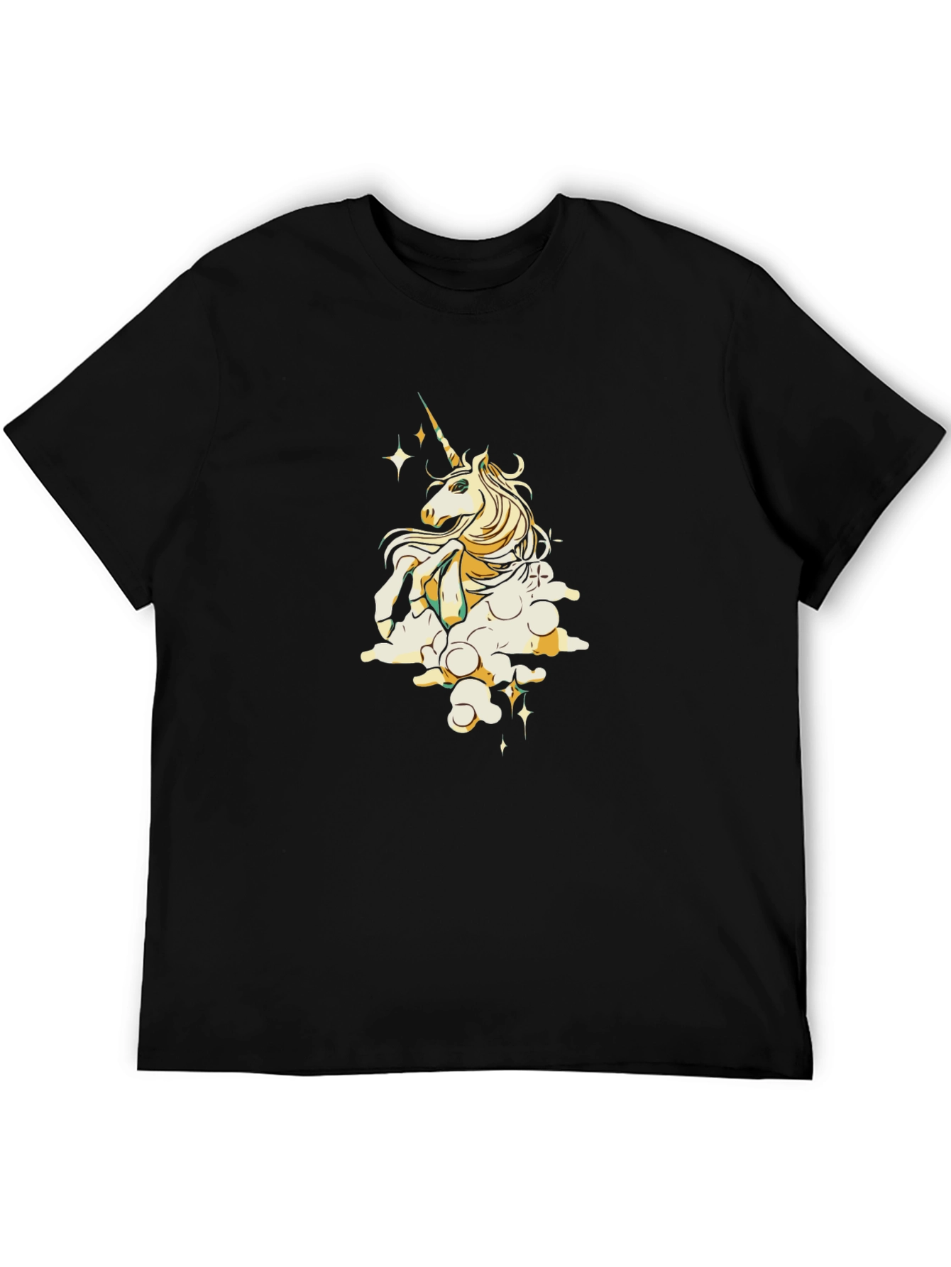 Unicorn Cloud T-Shirt - Black