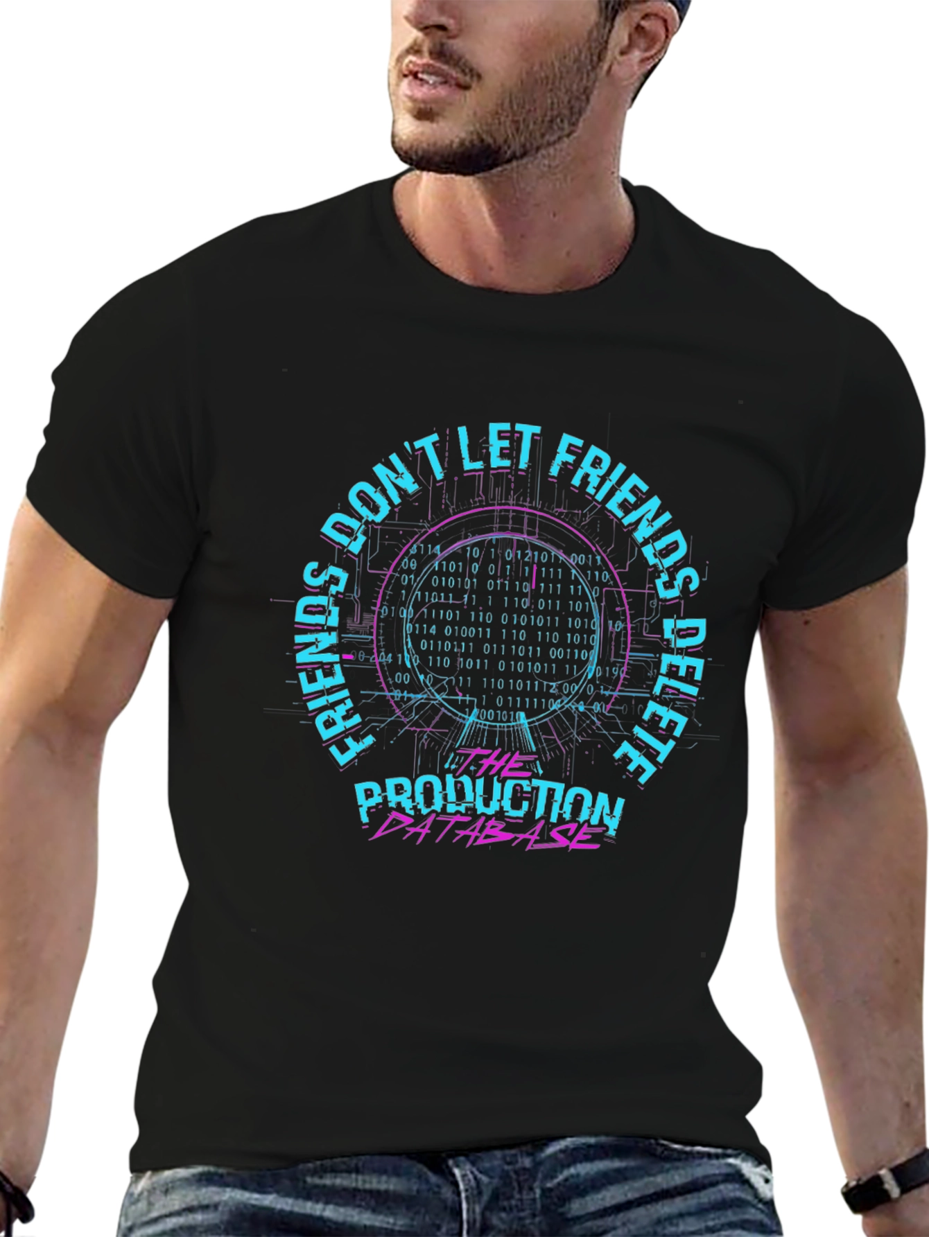 Dont Let Friends Delete Production Database T-Shirt