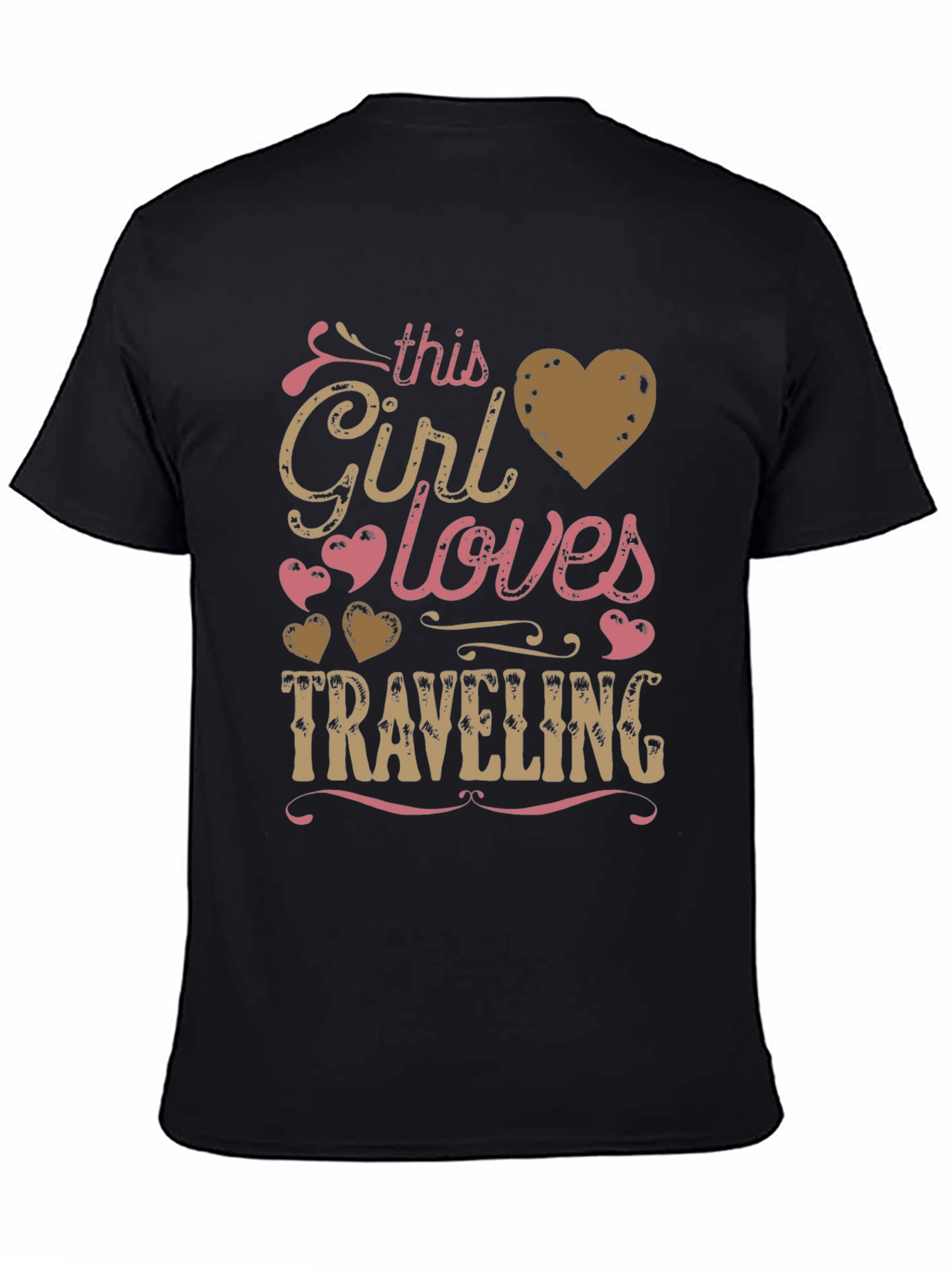 This Girl Loves Traveling Graphic Tee