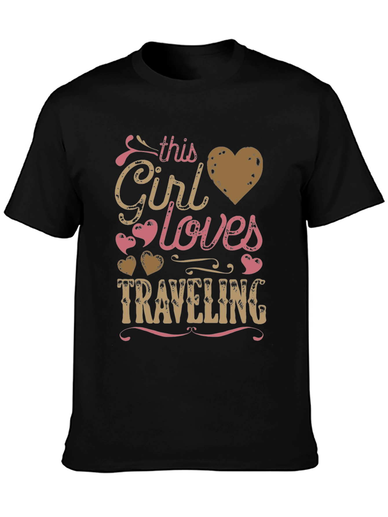 This Girl Loves Traveling Graphic Tee
