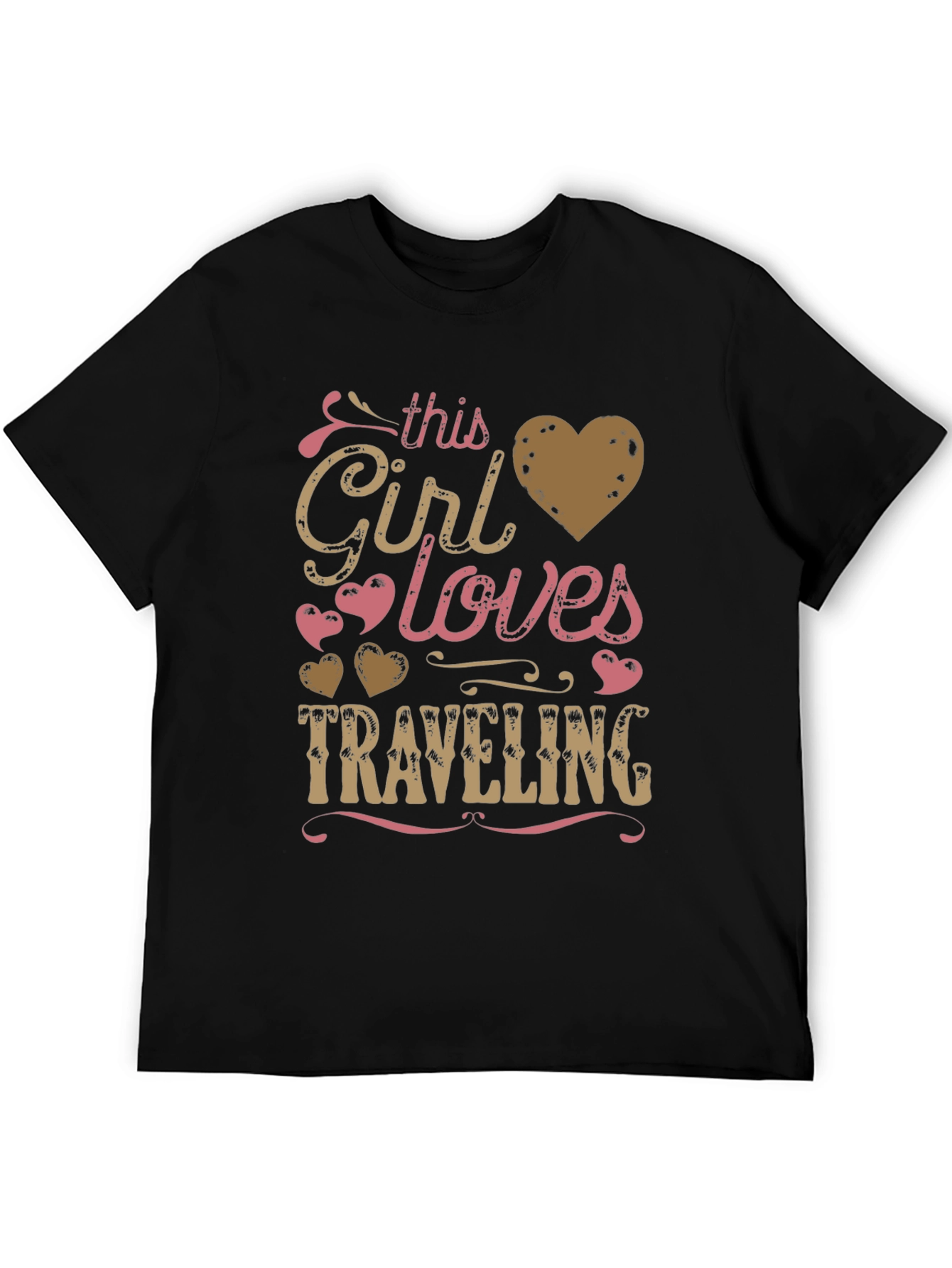 This Girl Loves Traveling Graphic Tee