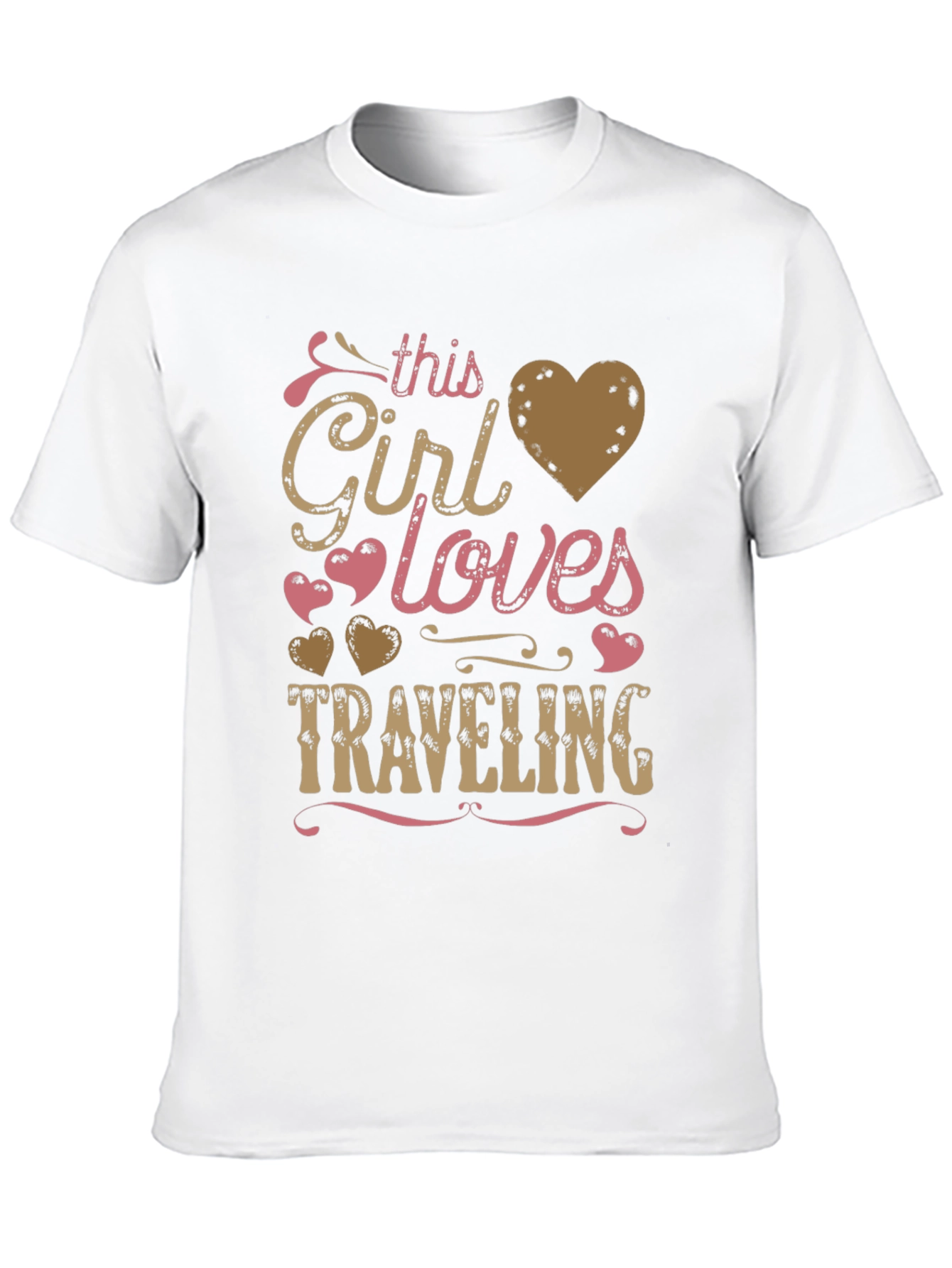 This Girl Loves Traveling Graphic Tee