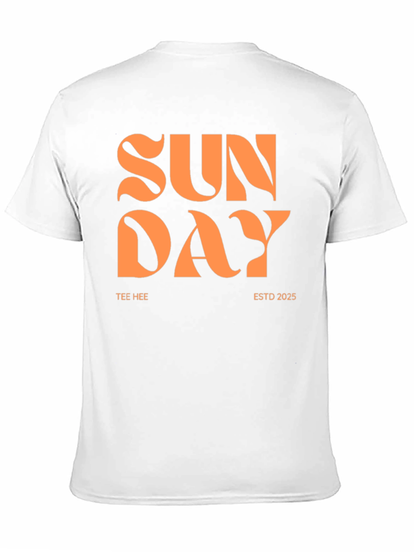 Sunday Tee - Black Graphic T-Shirt