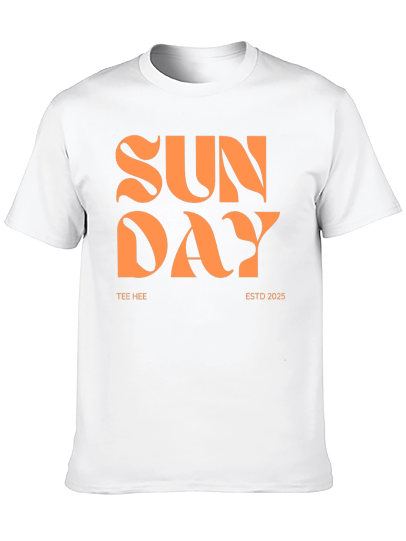 Sunday Tee - Black Graphic T-Shirt