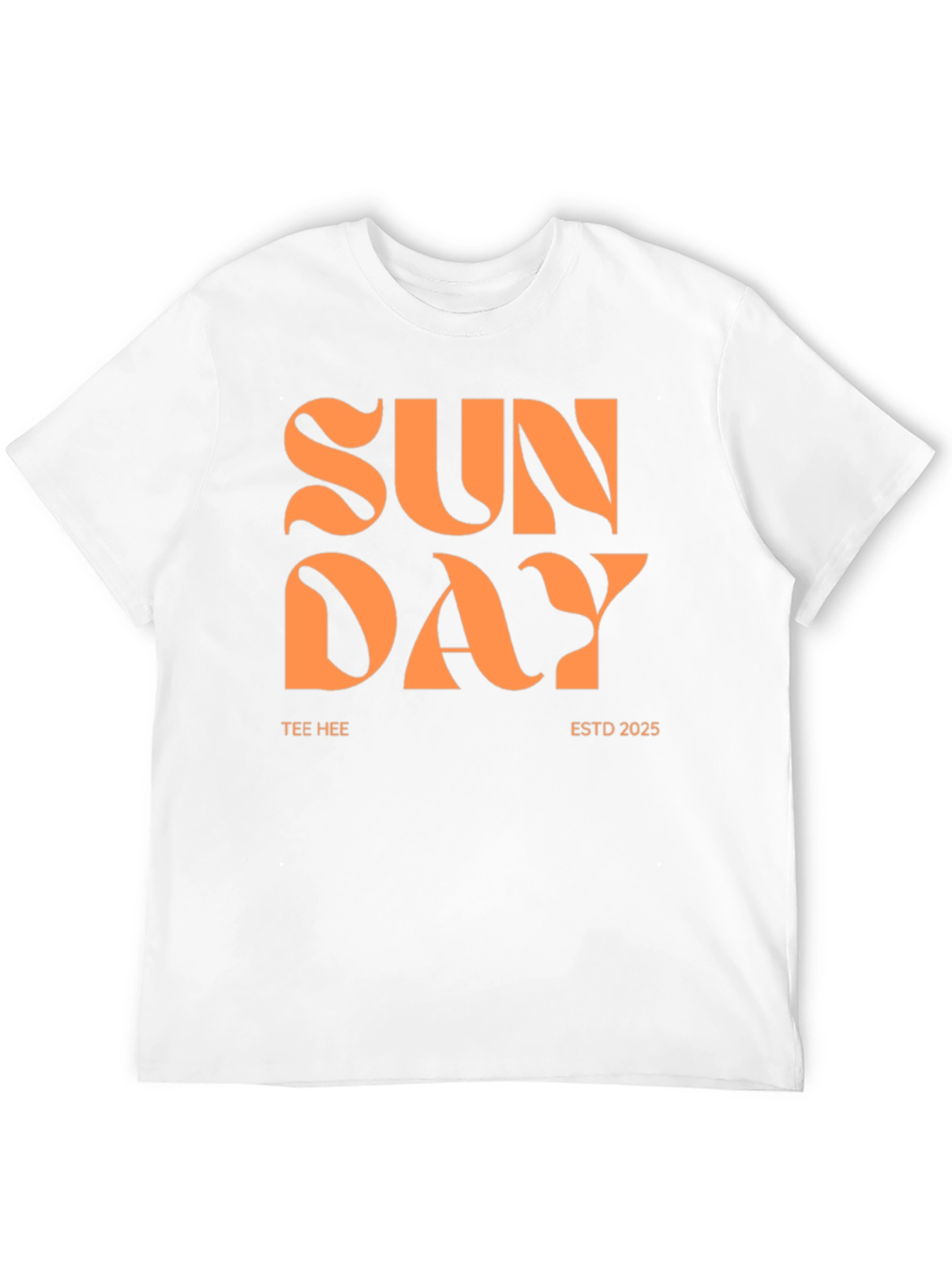 Sunday Tee - Black Graphic T-Shirt