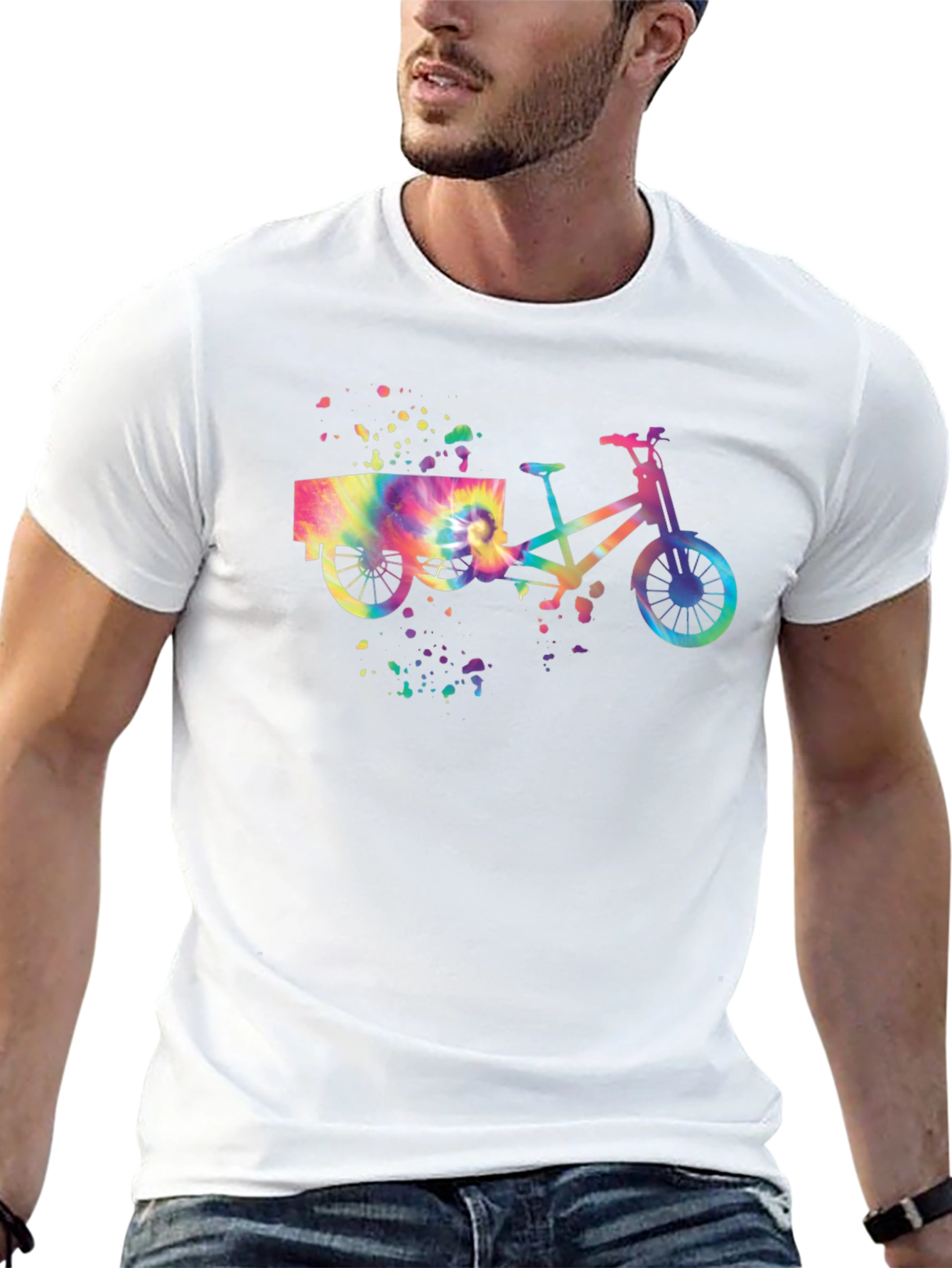 Tie-Dye Bicycle Shirt
