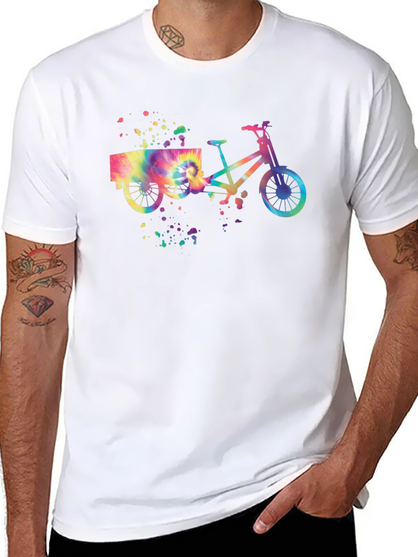 Tie-Dye Bicycle Shirt
