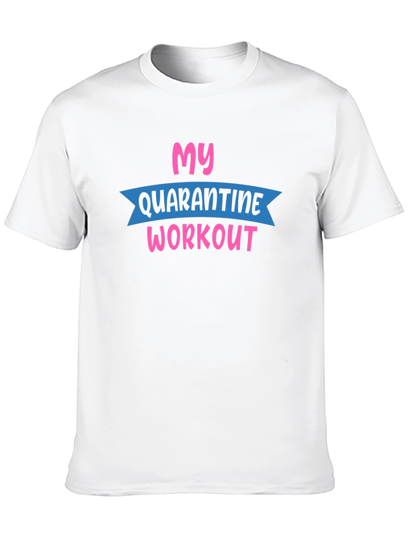 Quarantine Workout Graphic Tee - Black