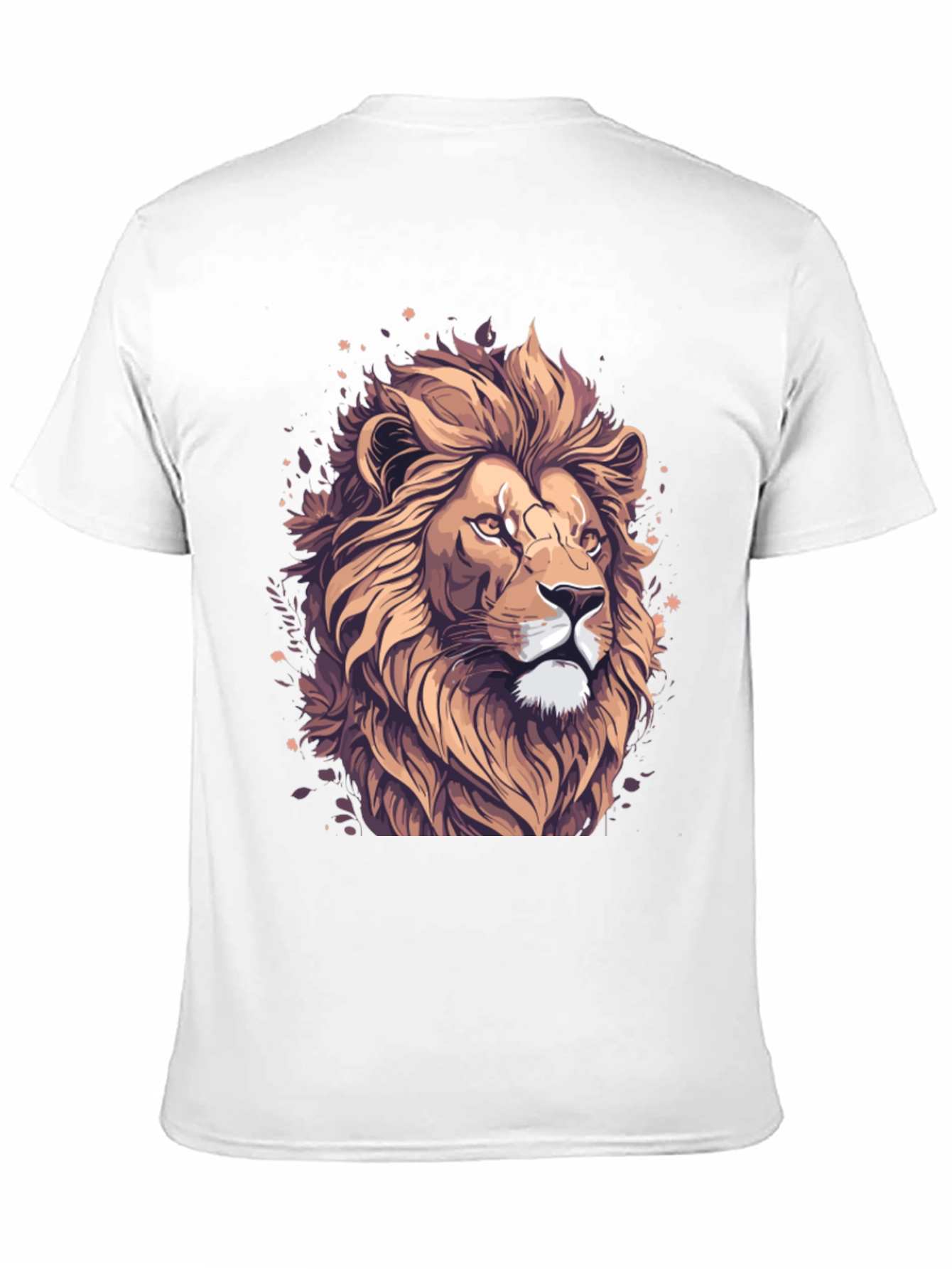 Lion Graphic Tee - Black Stylish T-Shirt