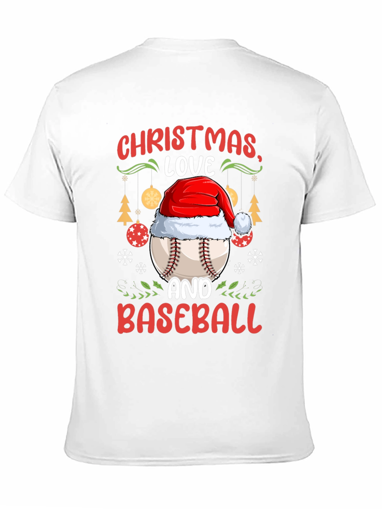 Christmas Baseball T-Shirt