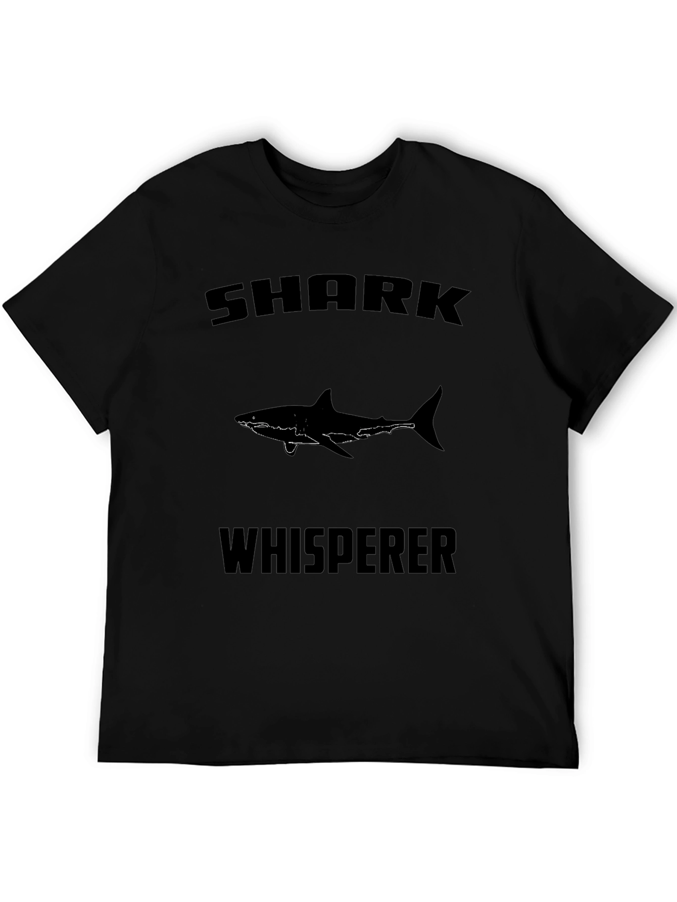 Shark Whisperer Graphic Tee - Black