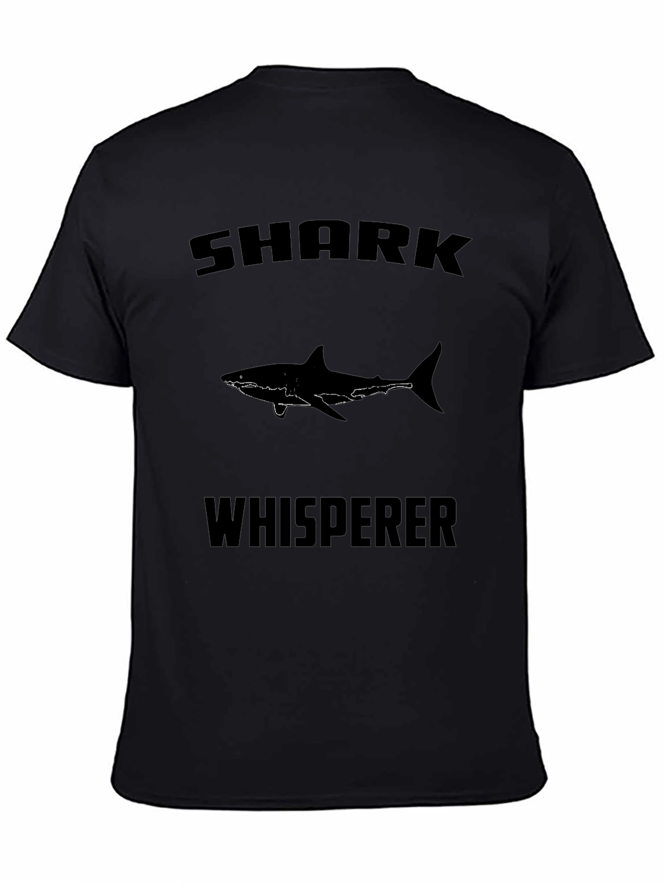 Shark Whisperer Graphic Tee - Black