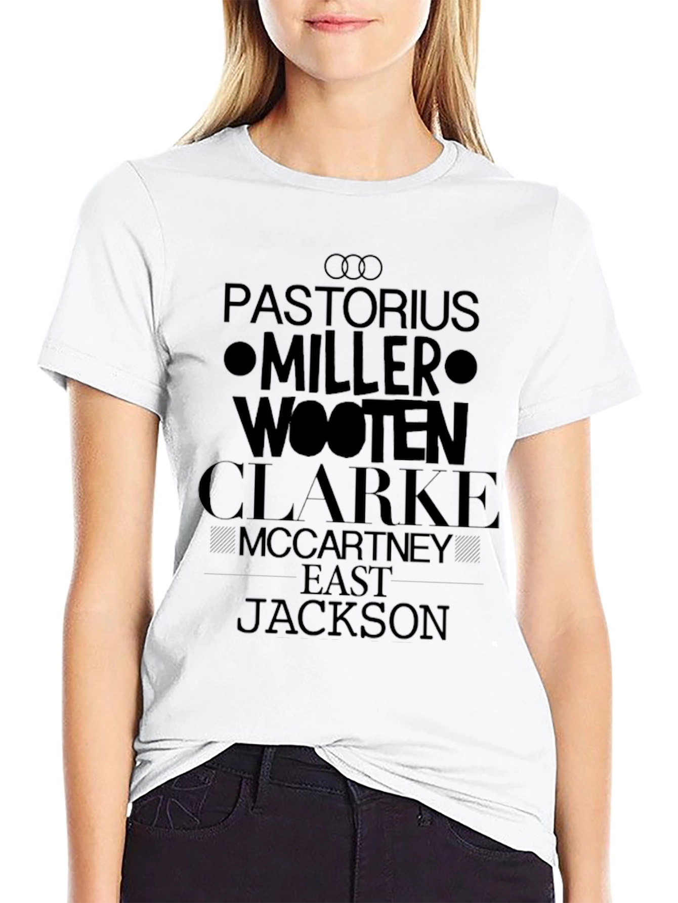 Bass Players List Black T-Shirt