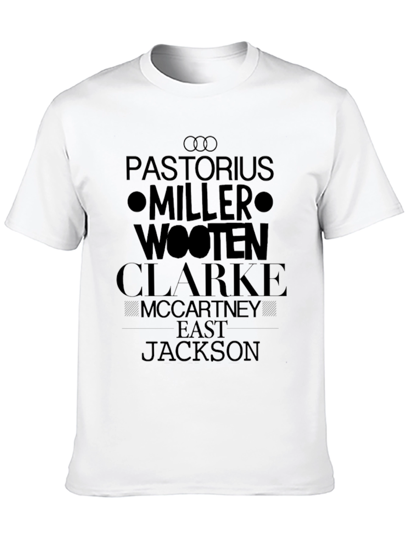 Bass Players List Black T-Shirt