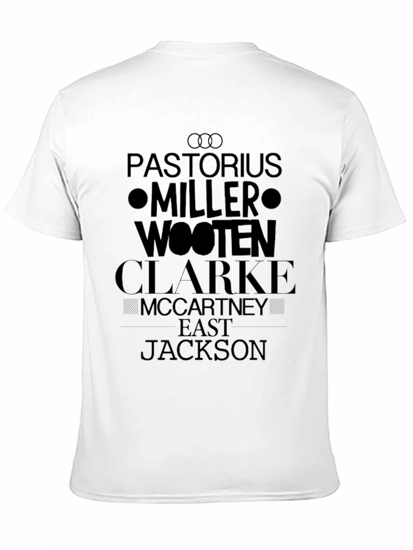 Bass Players List Black T-Shirt