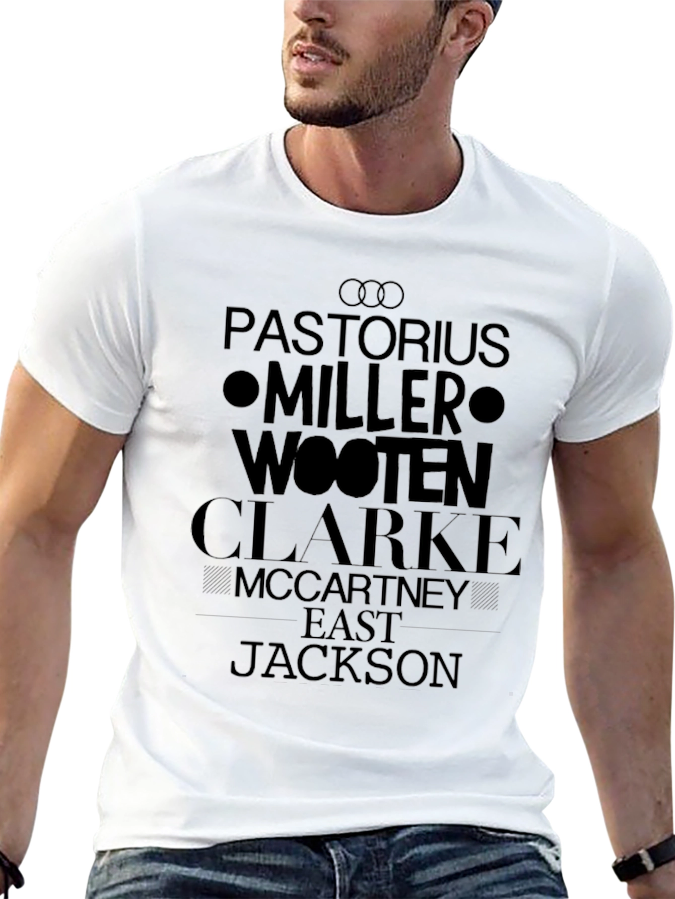Bass Players List Black T-Shirt
