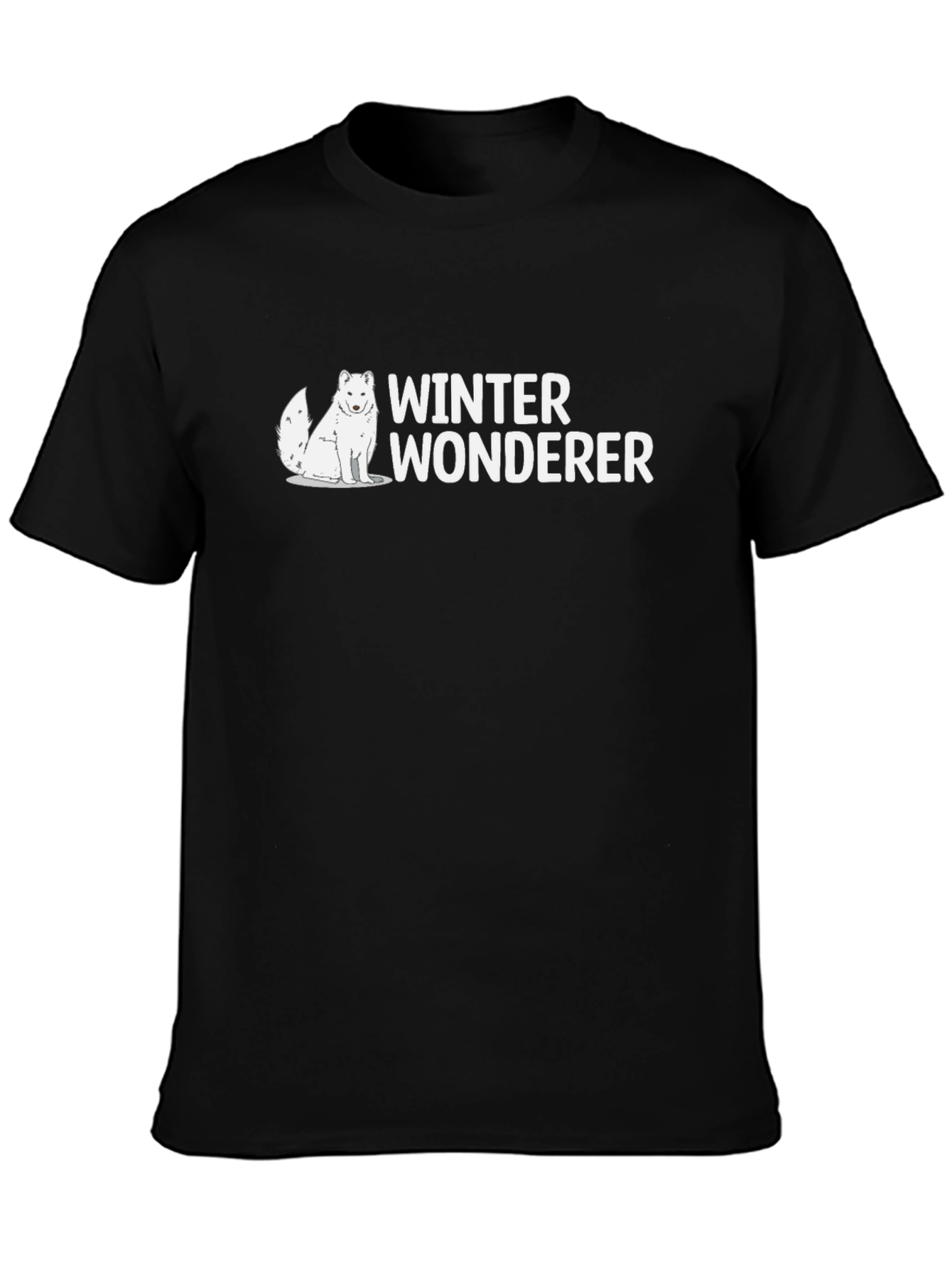 Winter Wonderer Graphic Tee - Arctic Fox T-Shirt