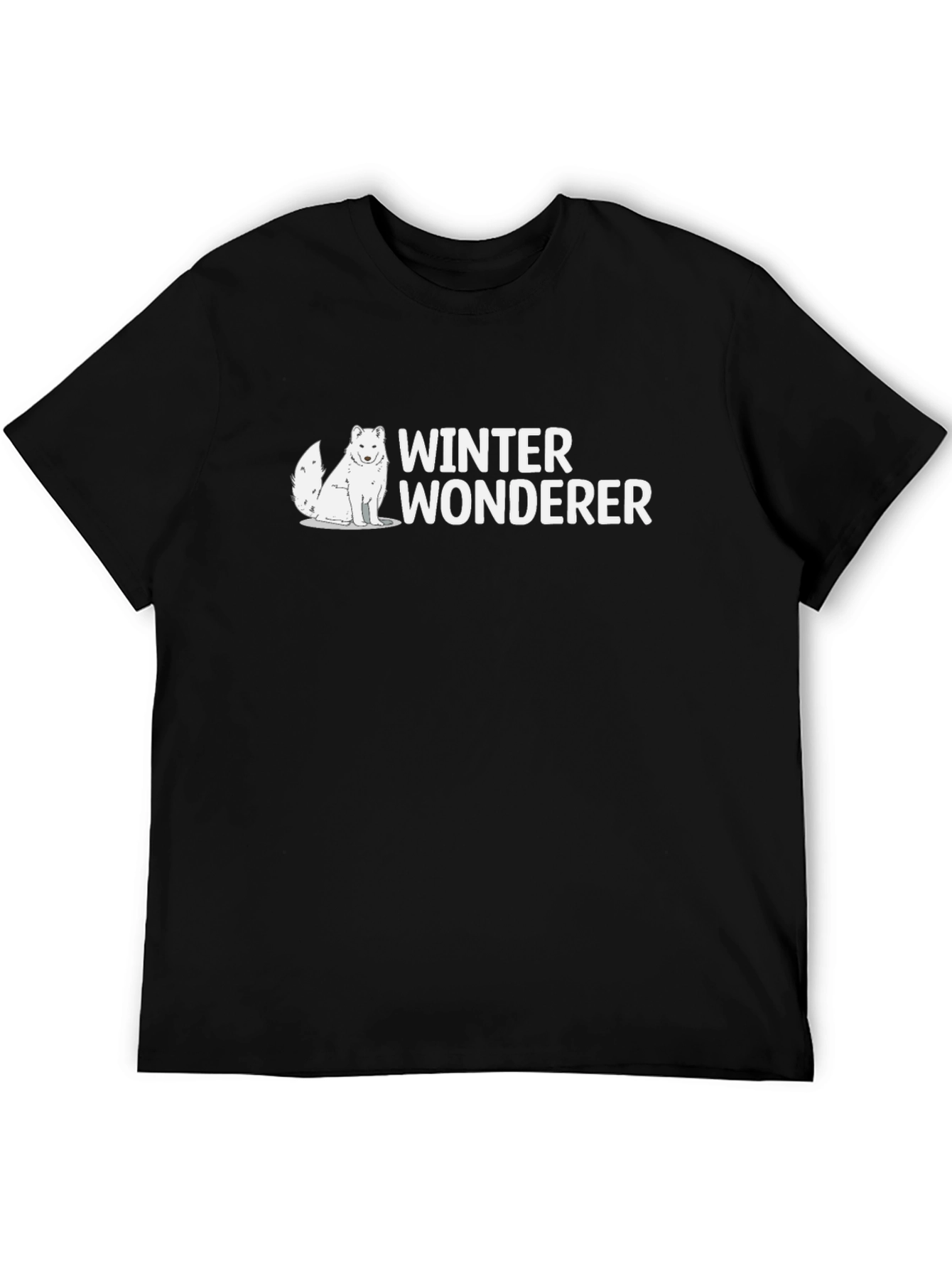 Winter Wonderer Graphic Tee - Arctic Fox T-Shirt