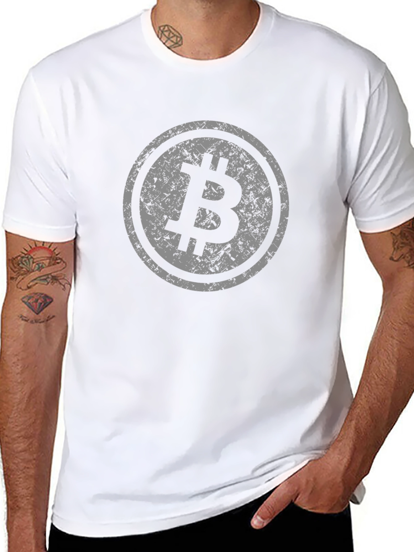 Bitcoin Black T-Shirt - Crypto Currency Tee